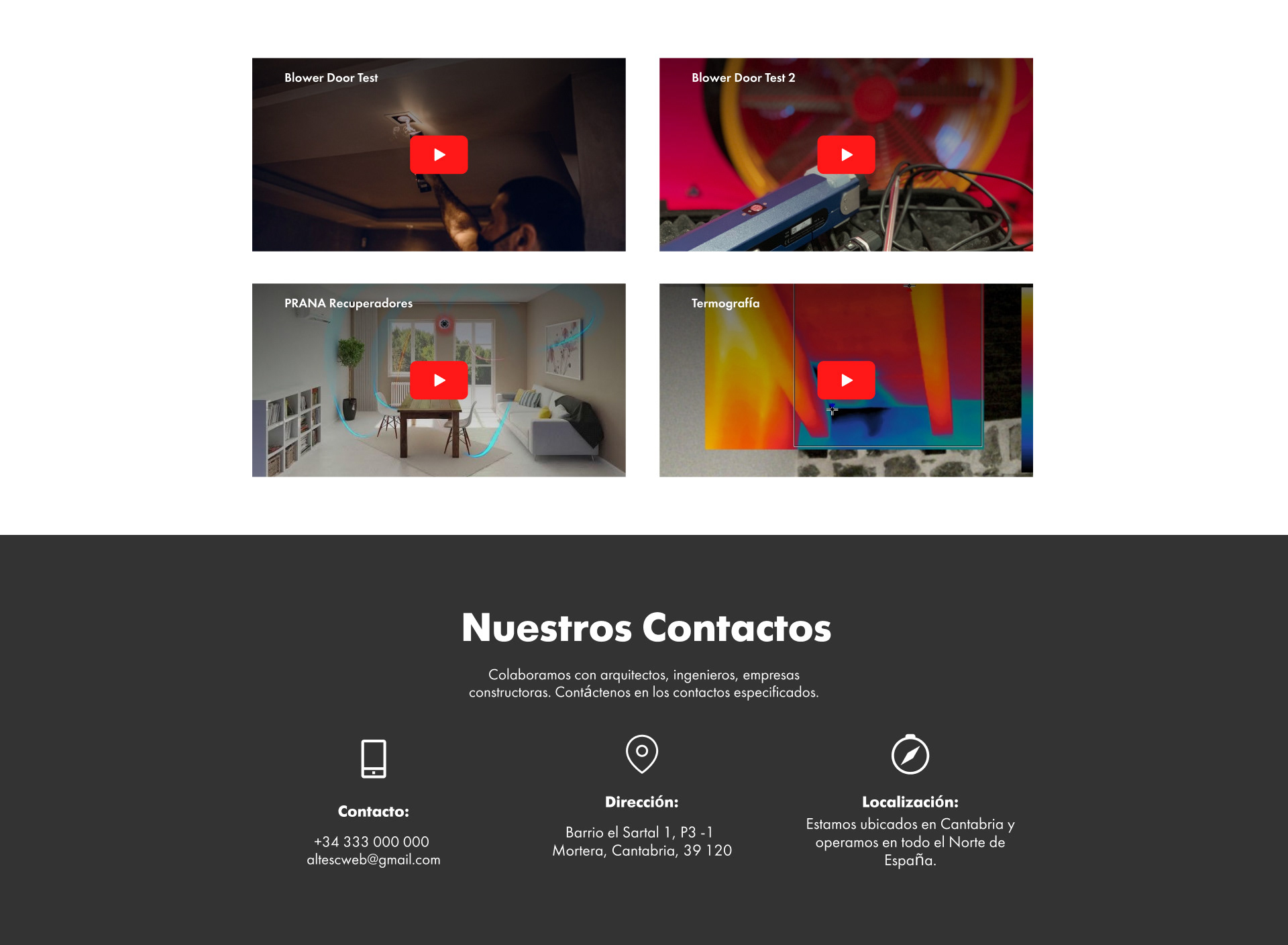 Многостраничный сайт для испанской фирмы Termoprofi — Изображение №4 — Маркетинг, Интерфейсы на Dprofile