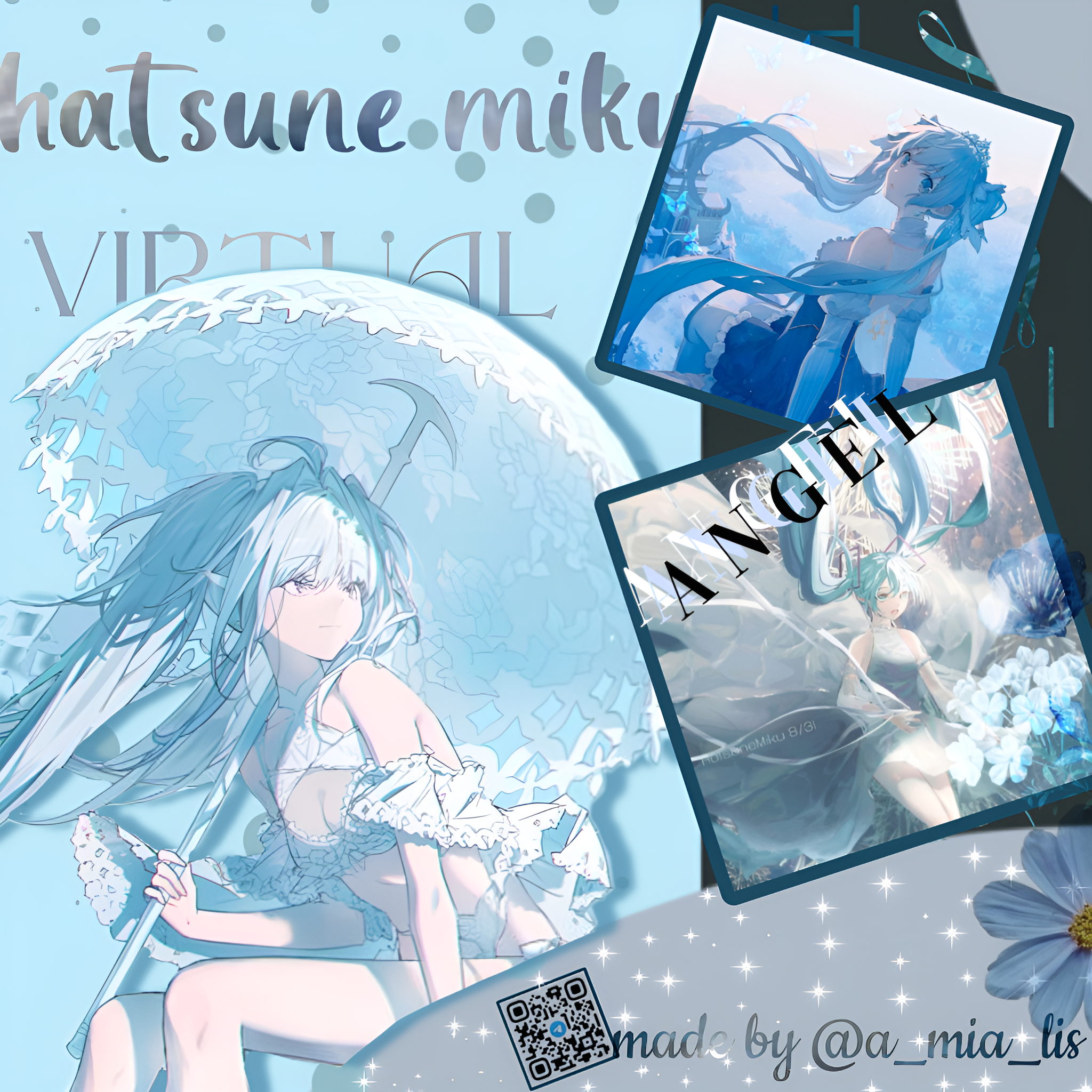 miku | vocaloid | обложка — Изображение №1 — Интерфейсы, Иллюстрация на Dprofile