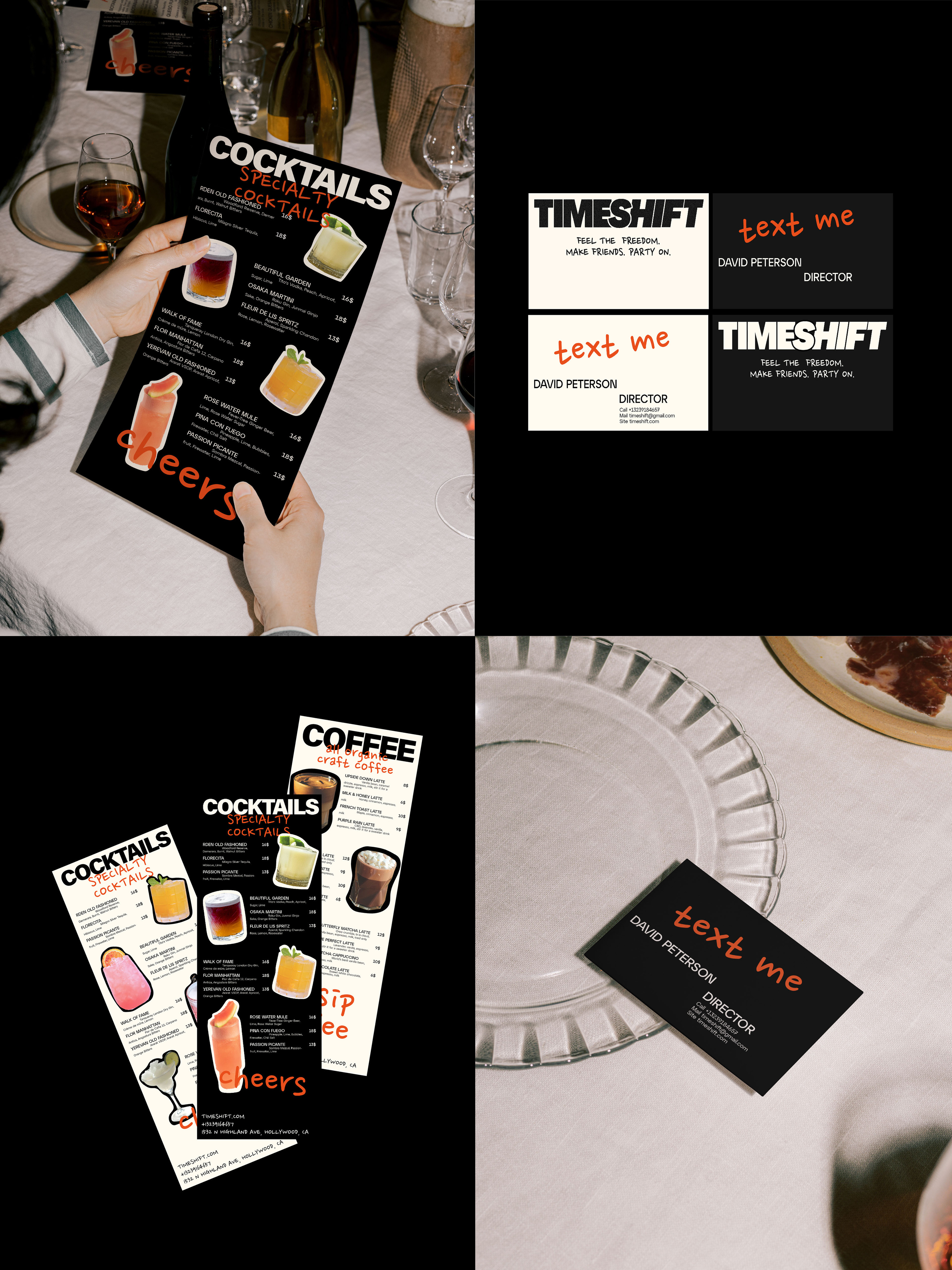 TIMESHIFT / IDENTITY FOR CAFE — Изображение №9 — Брендинг на Dprofile