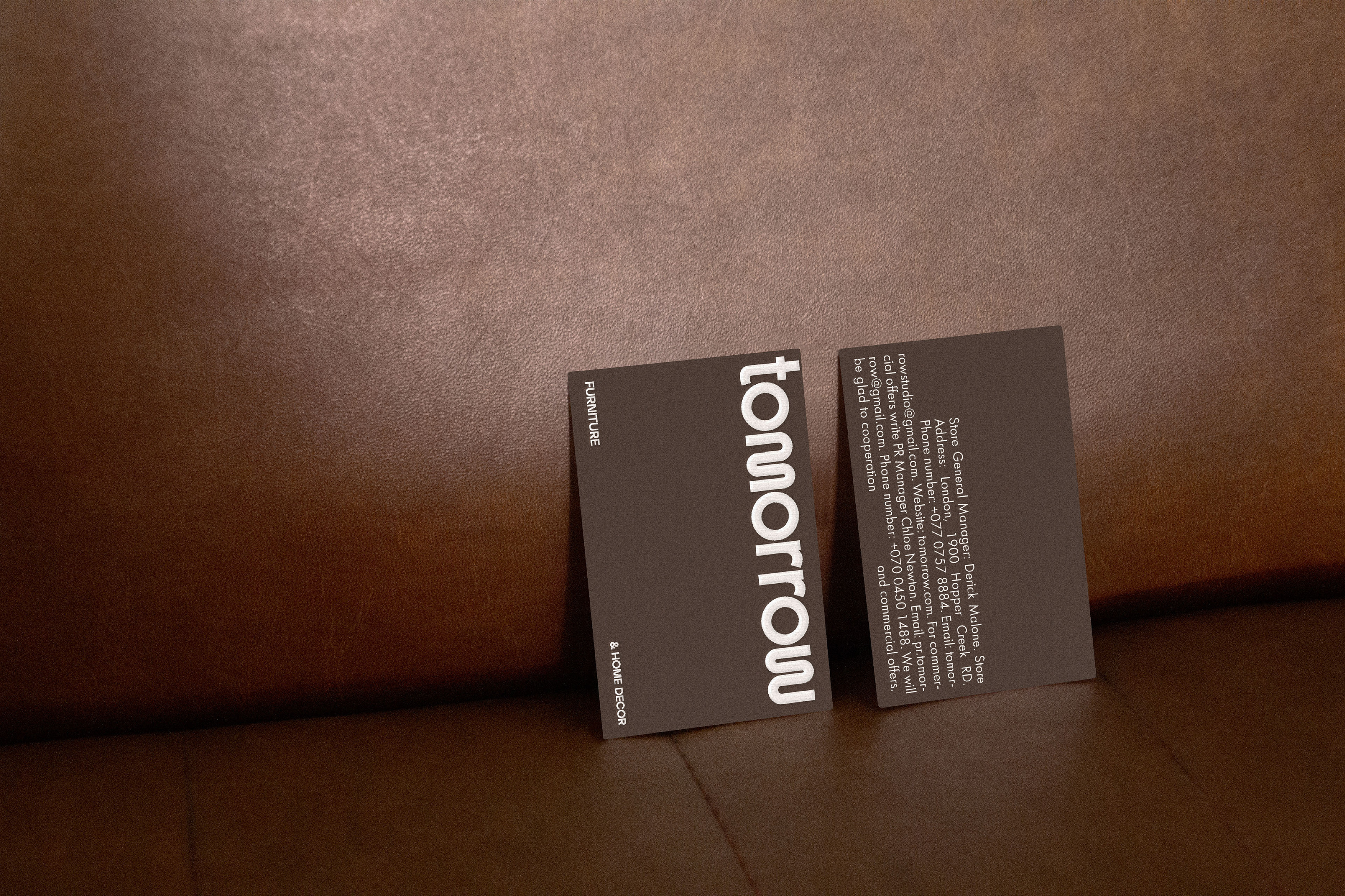 TOMORROW / IDENTITY FOR A FURNITURE STORE — Изображение №8 — Брендинг на Dprofile
