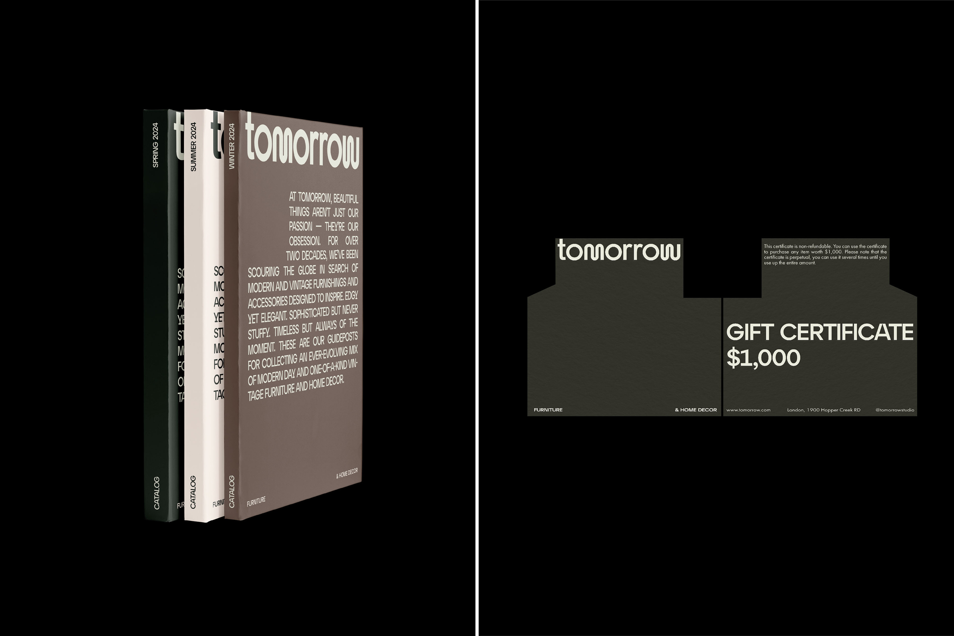 TOMORROW / IDENTITY FOR A FURNITURE STORE — Изображение №6 — Брендинг на Dprofile
