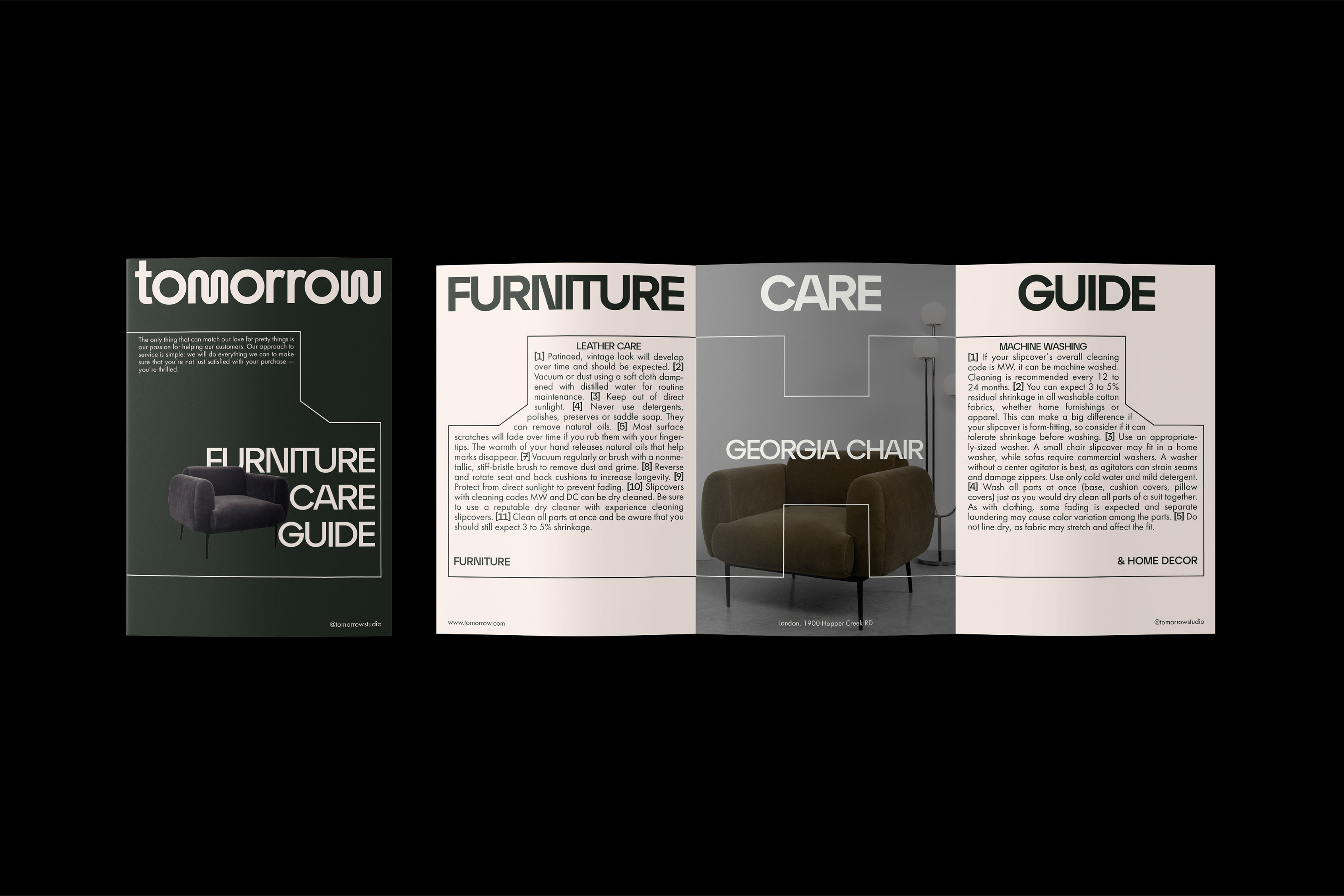 TOMORROW / IDENTITY FOR A FURNITURE STORE — Изображение №14 — Брендинг на Dprofile