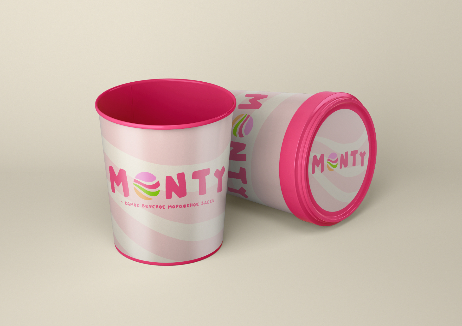Monty | Ice Cream Branding — Изображение №5 — Брендинг на Dprofile