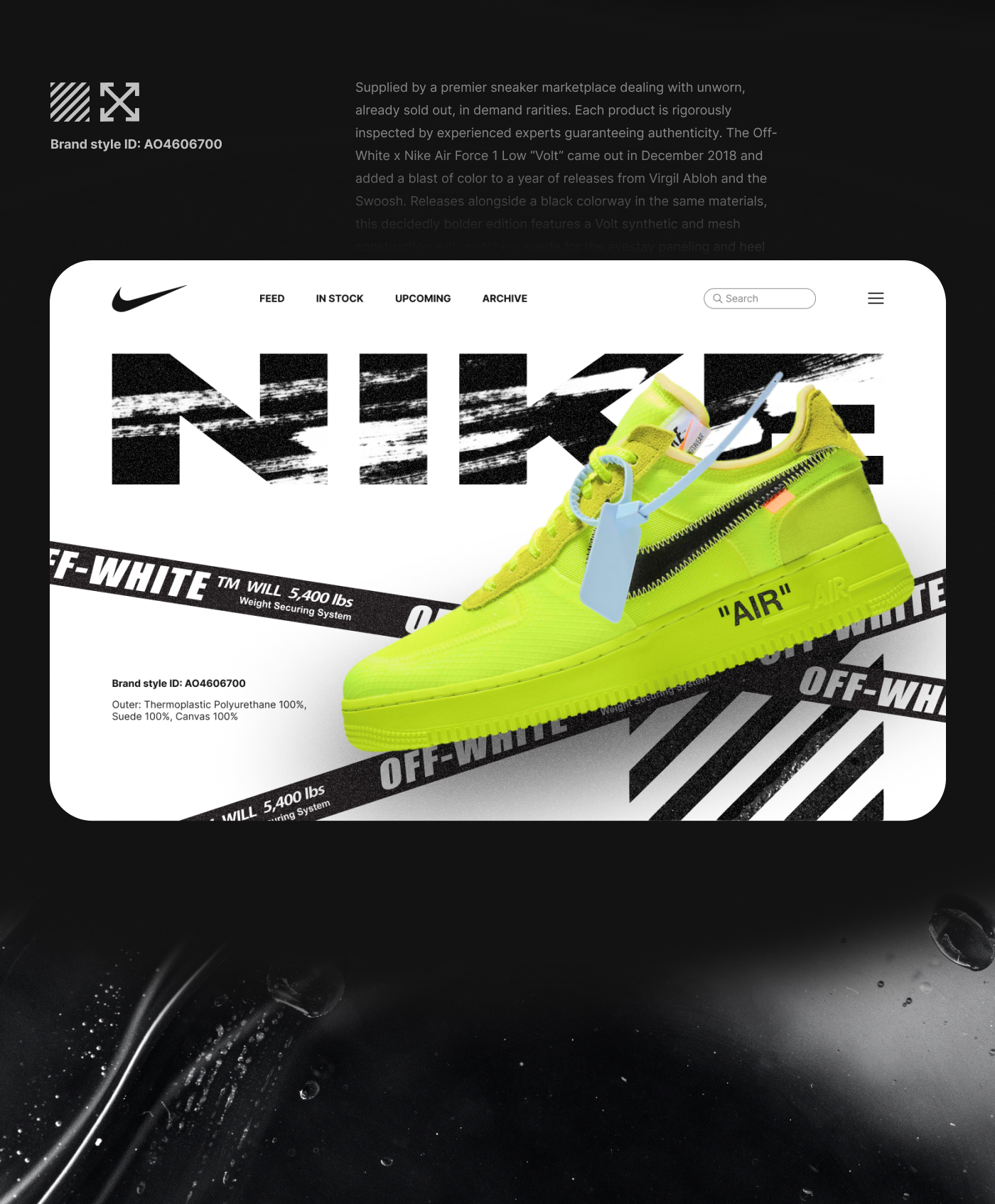Case - NFT Landing Concept + Nike Air Force Volt Banner — Изображение №3 — Интерфейсы на Dprofile