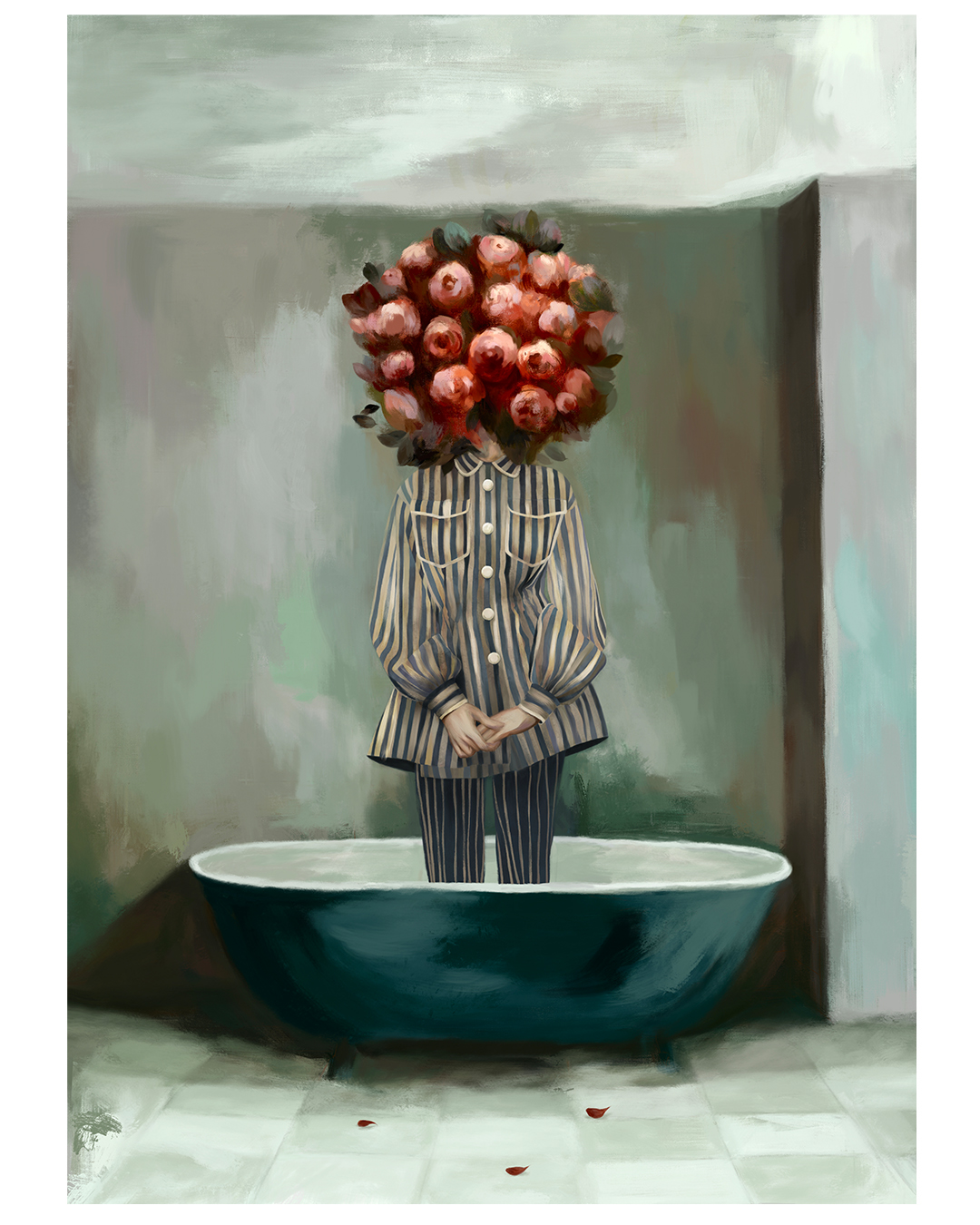 Иллюстрация. Rose bush — Изображение №1 — Иллюстрация на Dprofile