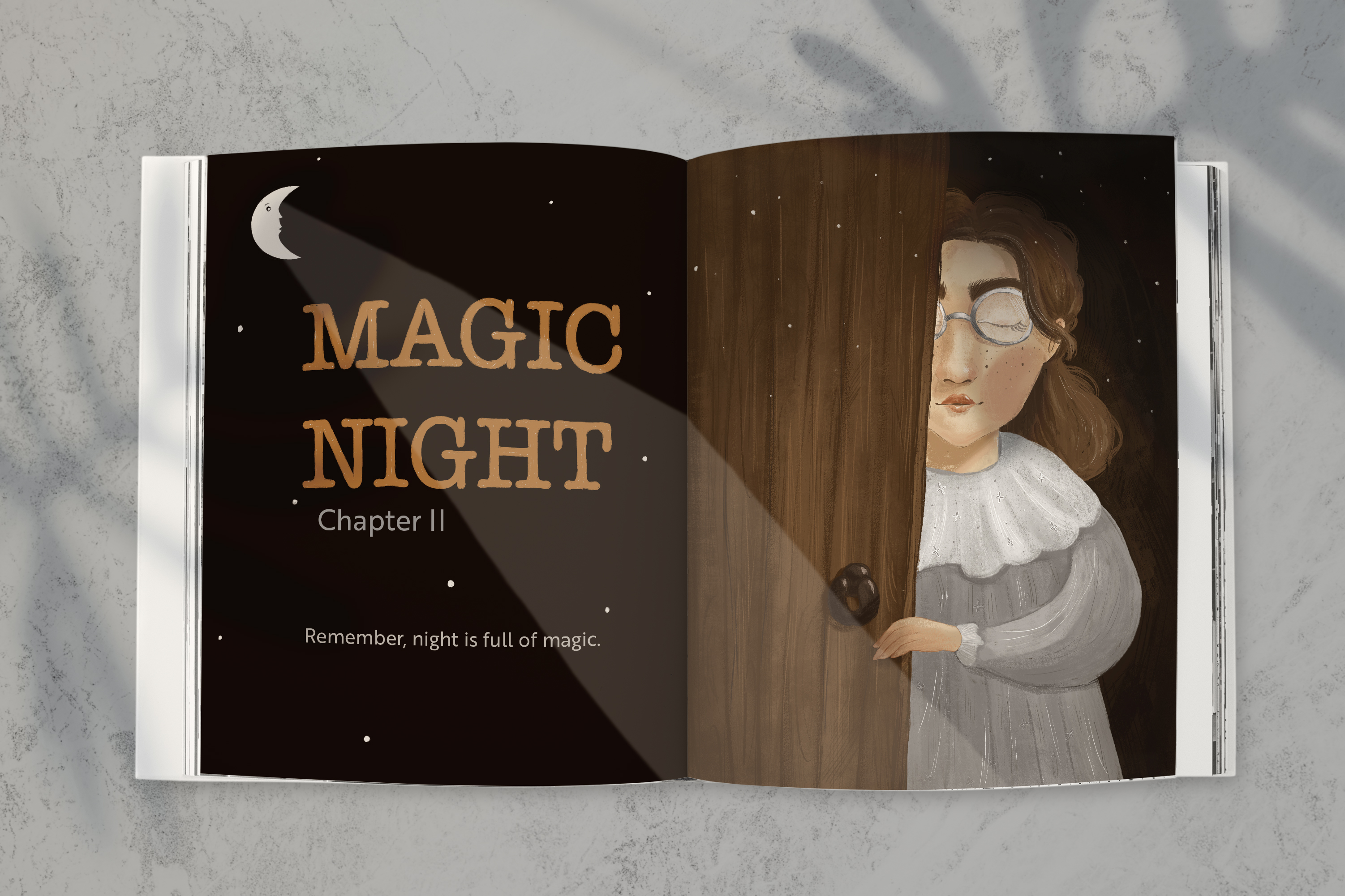 Книжная иллюстрация. Magic Night — Изображение №1 — Иллюстрация, Графика на Dprofile