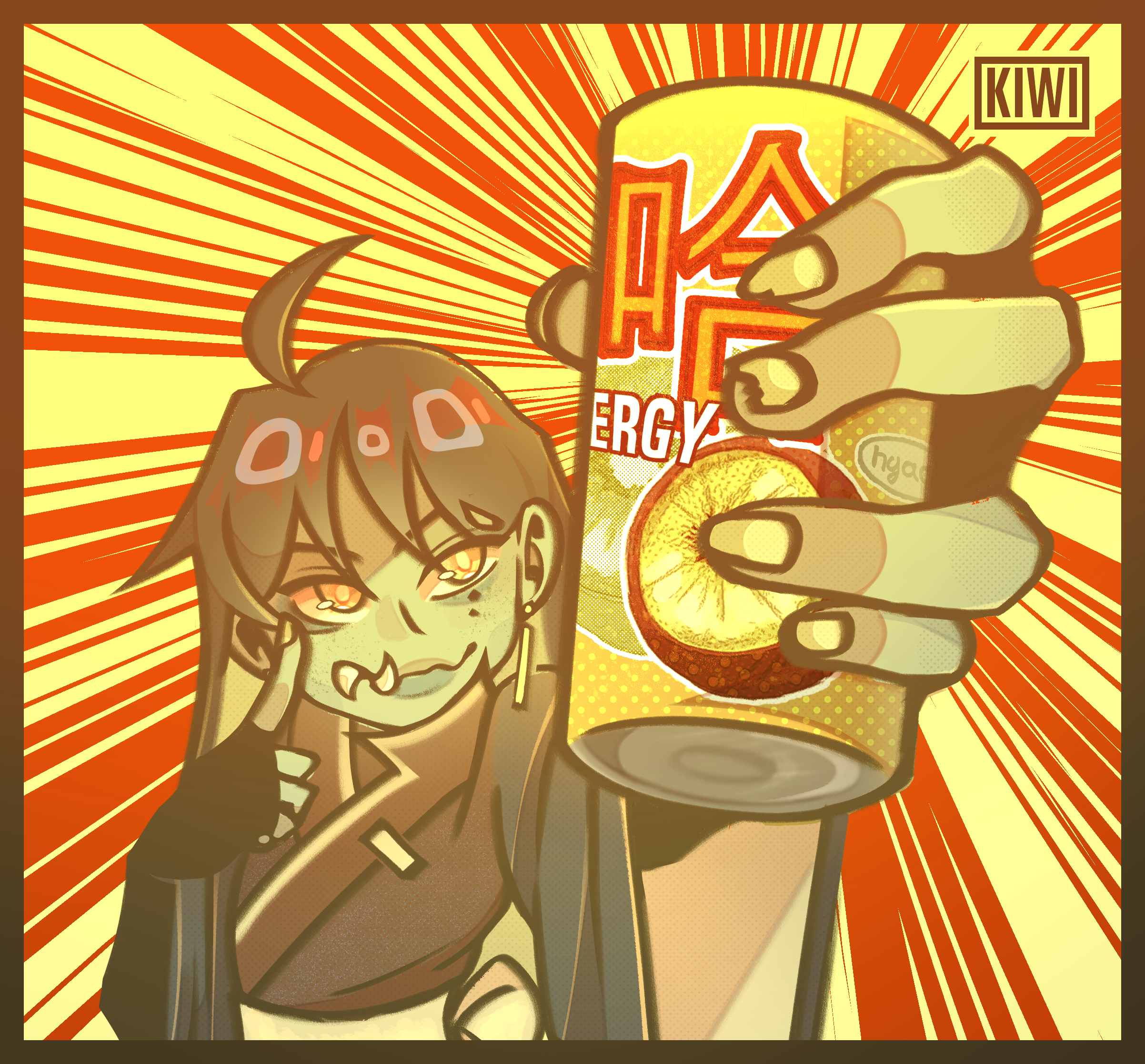 Энергетический напиток "哈哈" — Изображение №2 — Иллюстрация на Dprofile