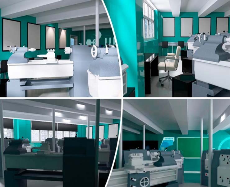 3D визуализация мастерской — 3D на Dprofile