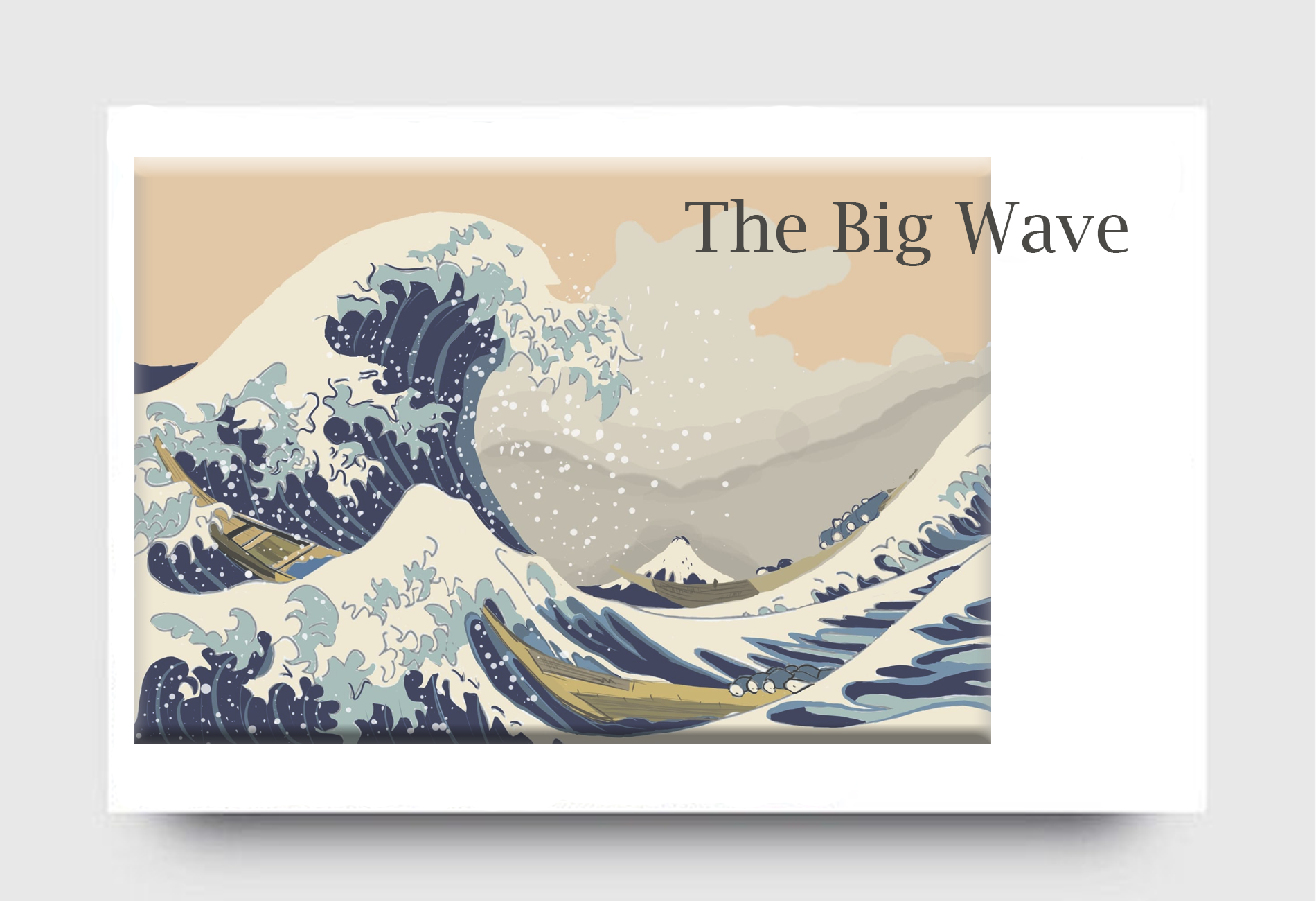 the big wave — Изображение №2 — Иллюстрация на Dprofile