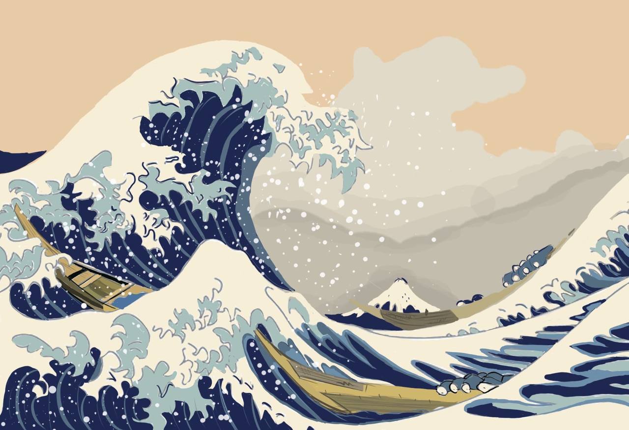 the big wave — Изображение №3 — Иллюстрация на Dprofile