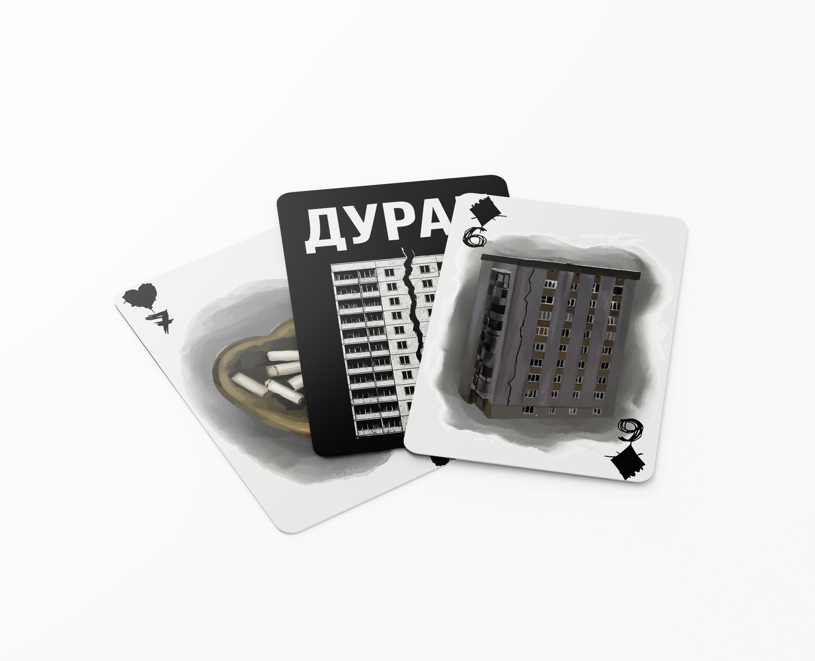 Разработка игральных карт по мотивам  фильма "Дурак" — Брендинг, Графика на Dprofile