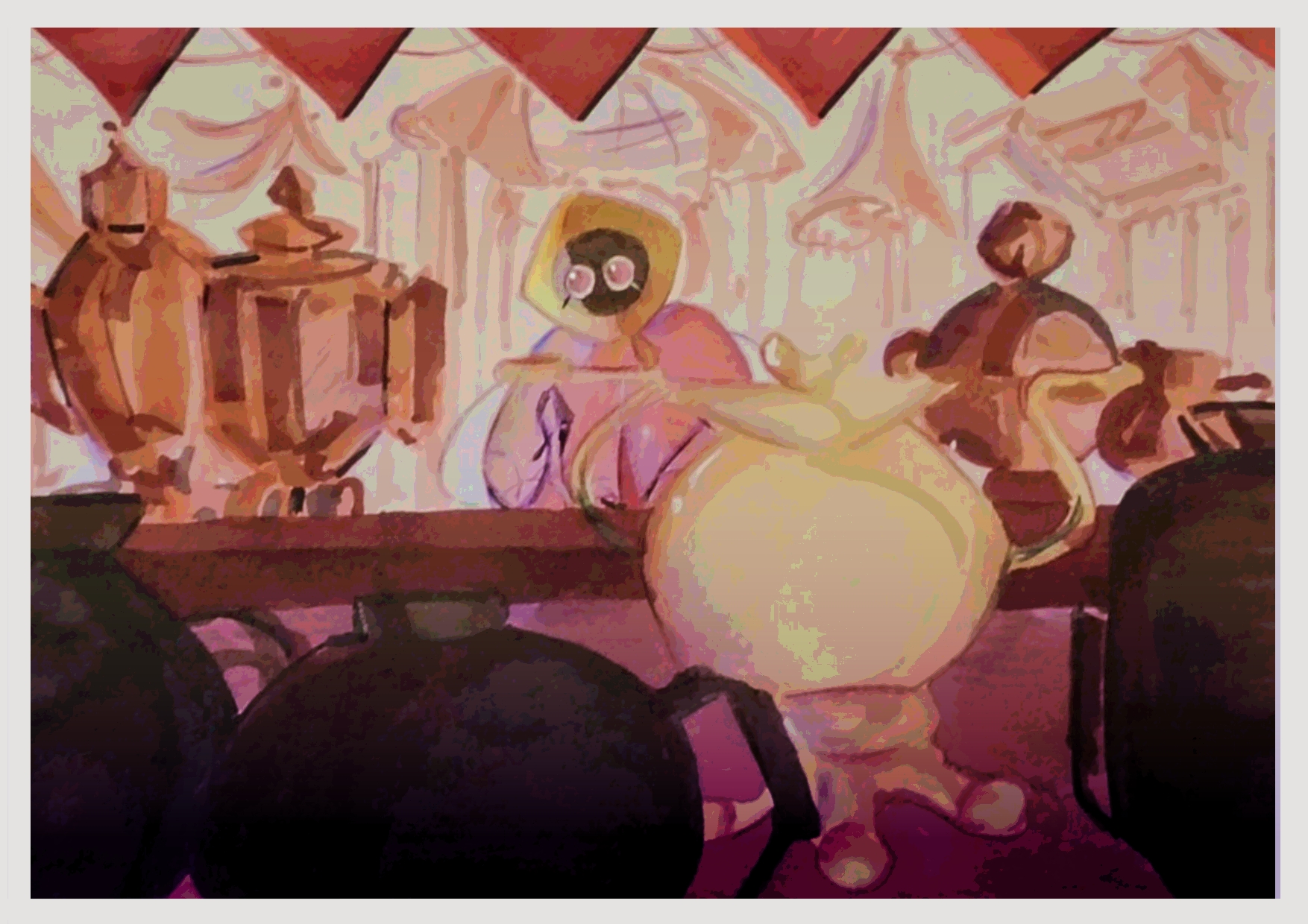 Иллюстрация к сказке "Муха-Цокотуха" — Изображение №7 — Иллюстрация на Dprofile