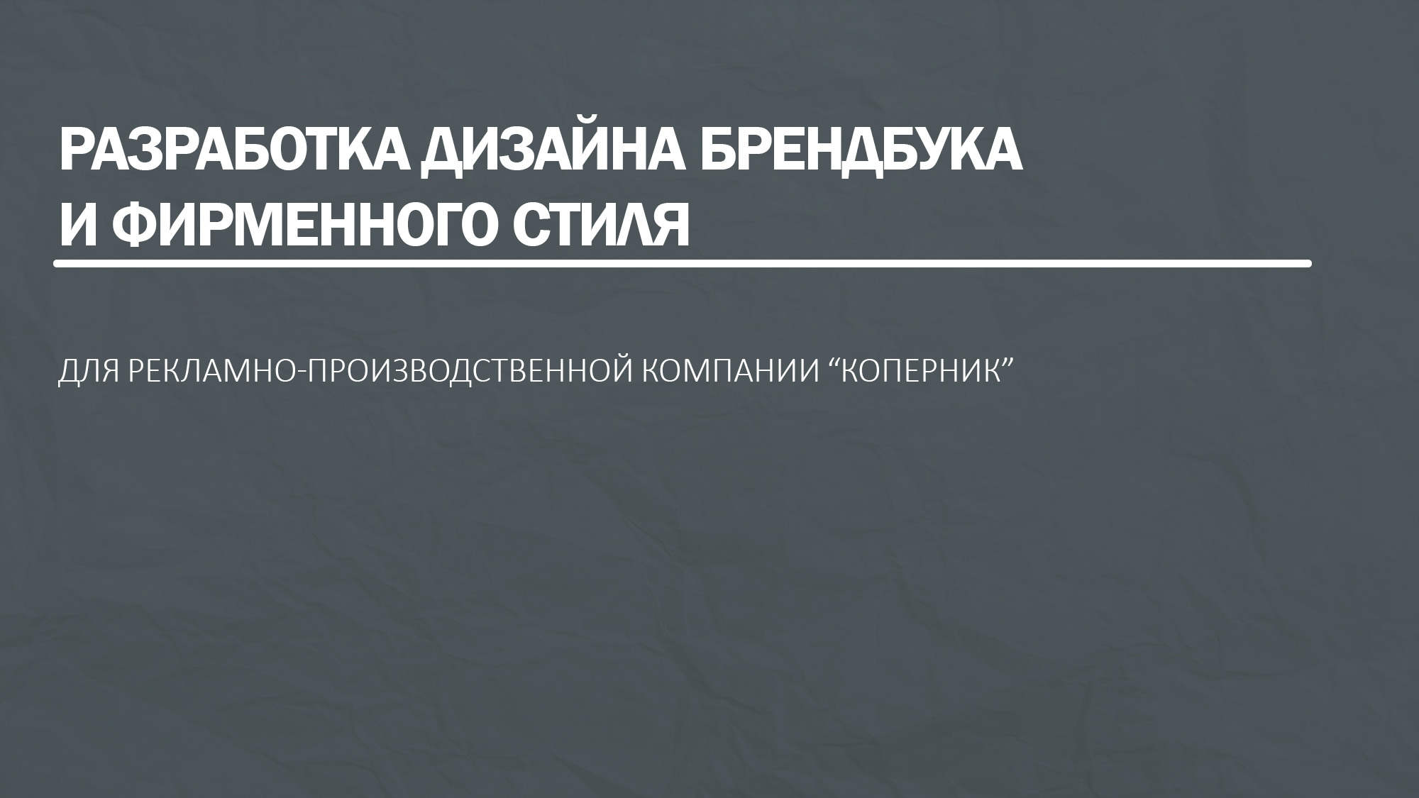Разработка дизайна брендбука и фирменного стиля — Изображение №1 — Интерфейсы, Брендинг на Dprofile