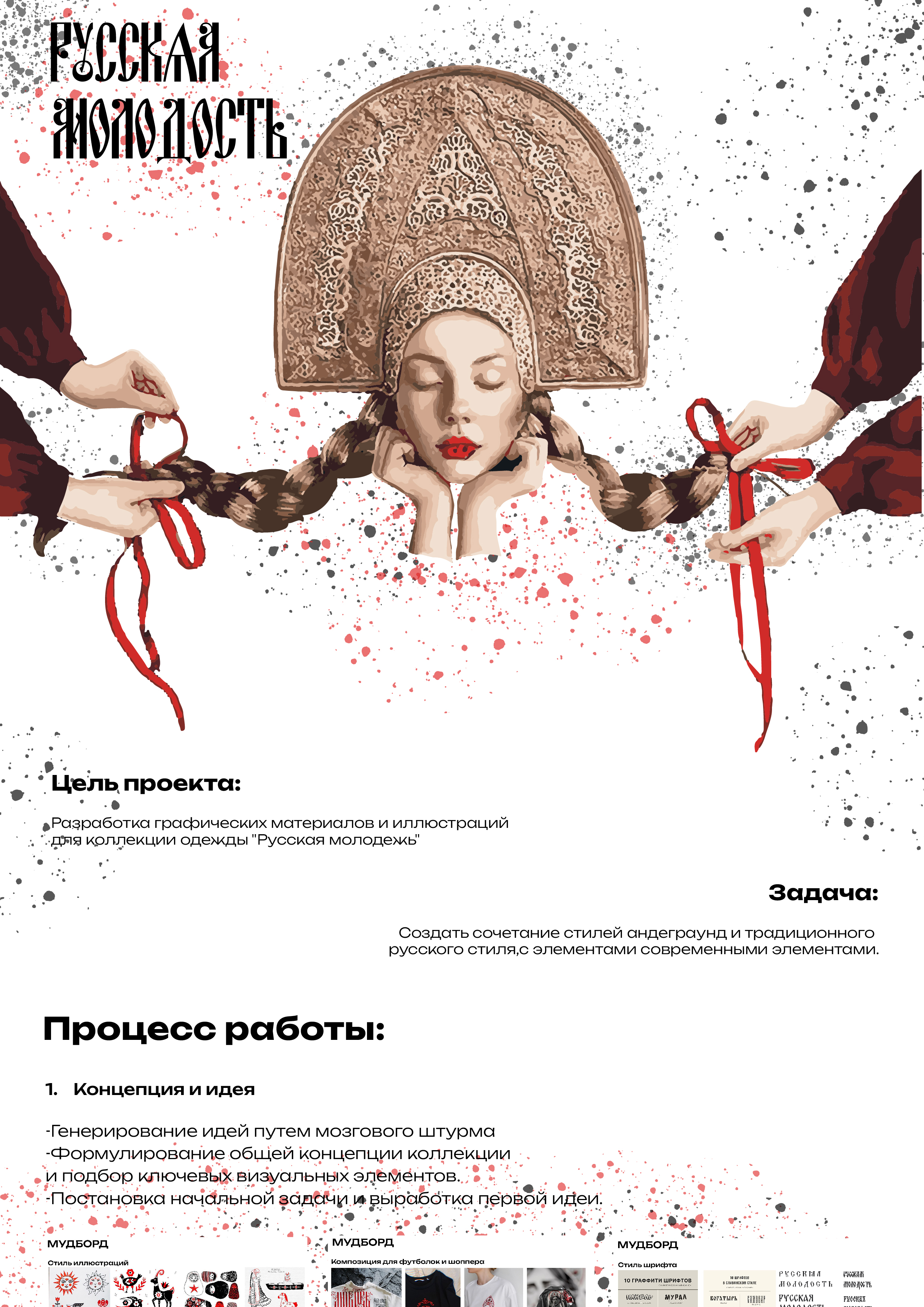 Коллекция "Русская Молодость" — Изображение №2 — Брендинг, Иллюстрация на Dprofile