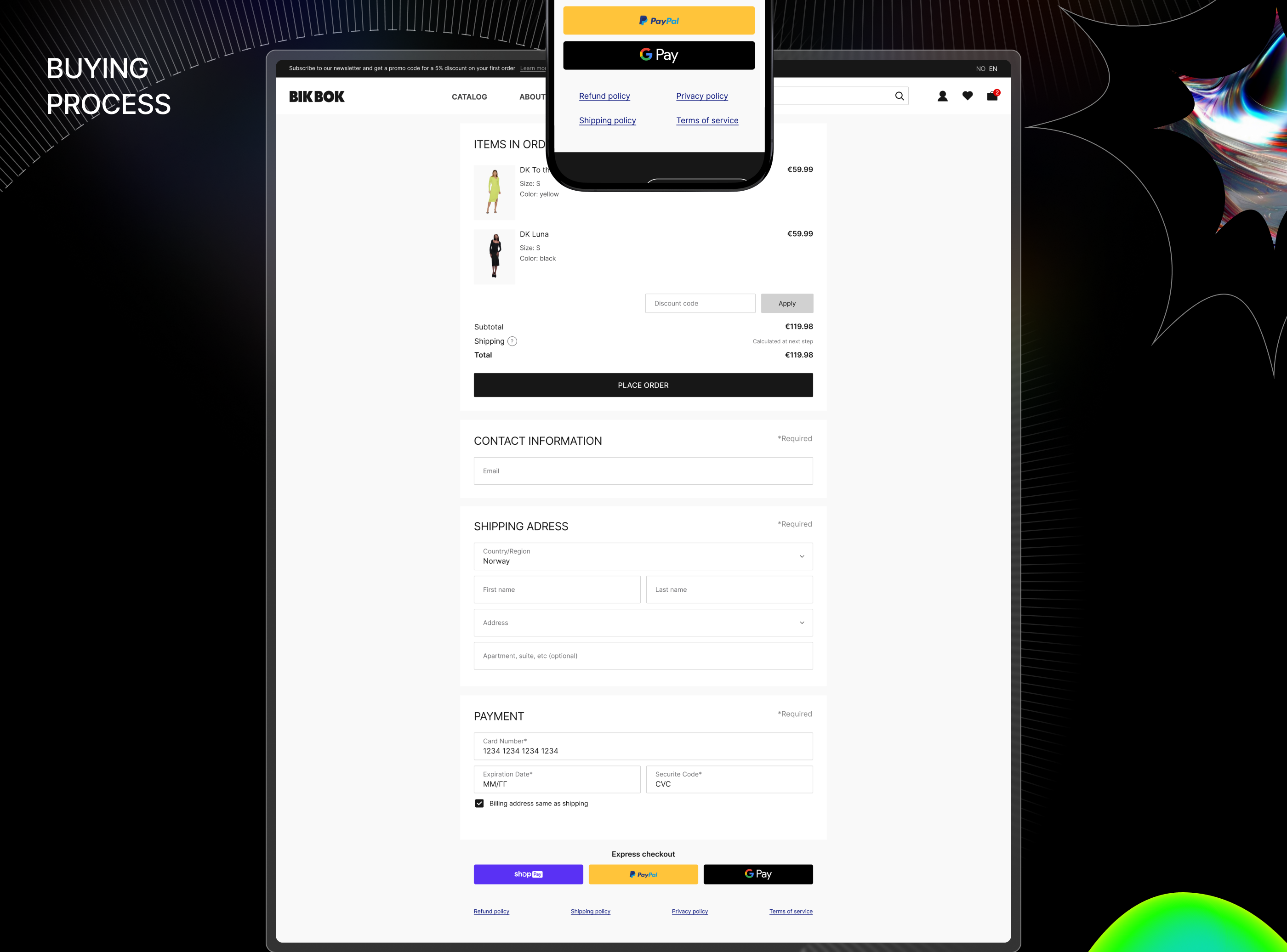E-commerce Bikbok. Redesign concept — Изображение №14 — Интерфейсы на Dprofile