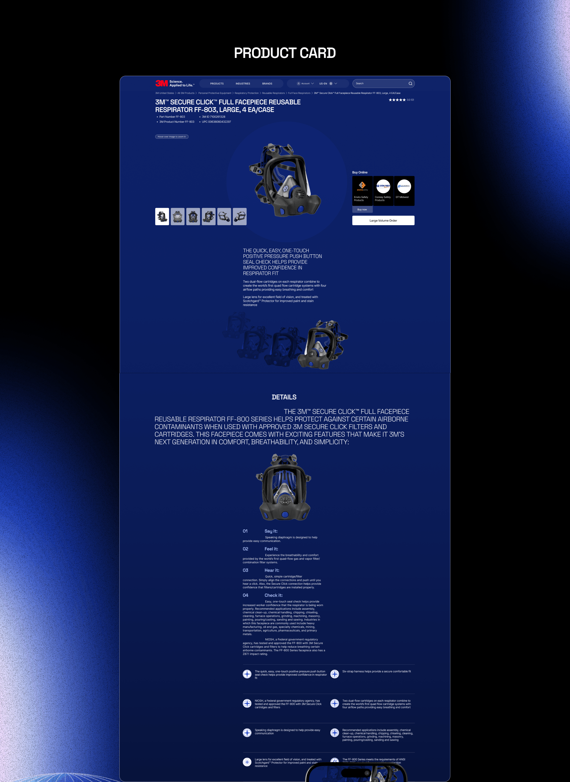 3M website redesign concept — Изображение №10 — Интерфейсы на Dprofile