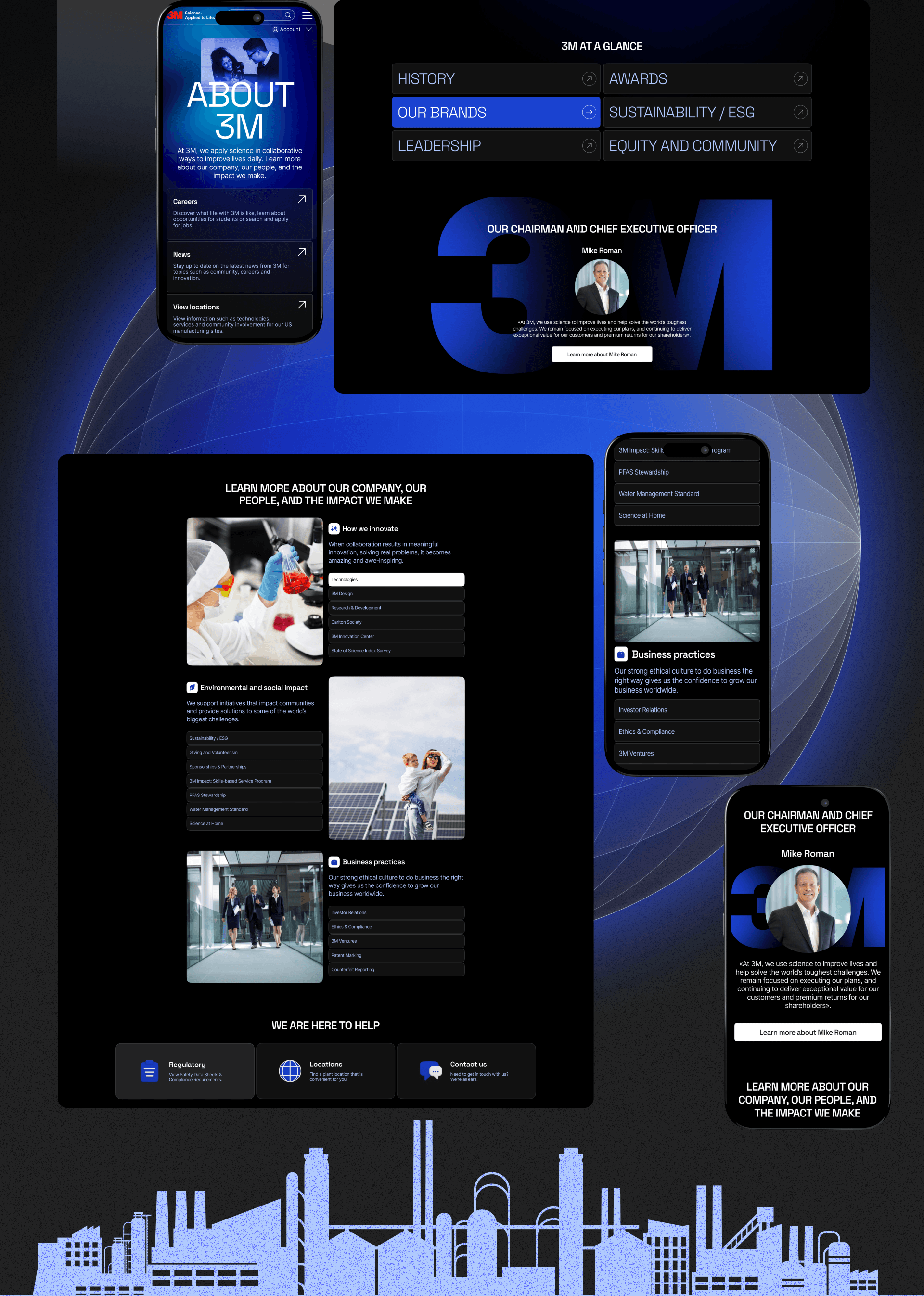 3M website redesign concept — Изображение №6 — Интерфейсы на Dprofile