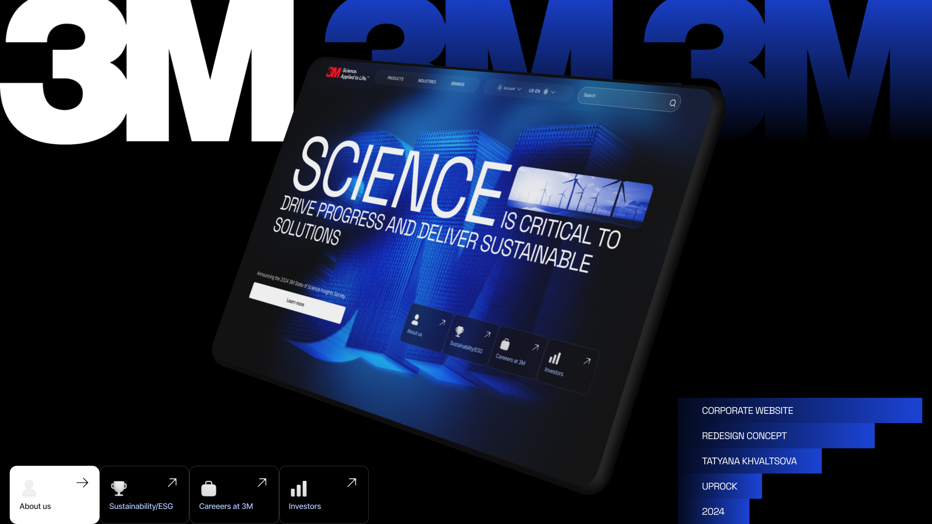 3M website redesign concept — Изображение №1 — Интерфейсы на Dprofile