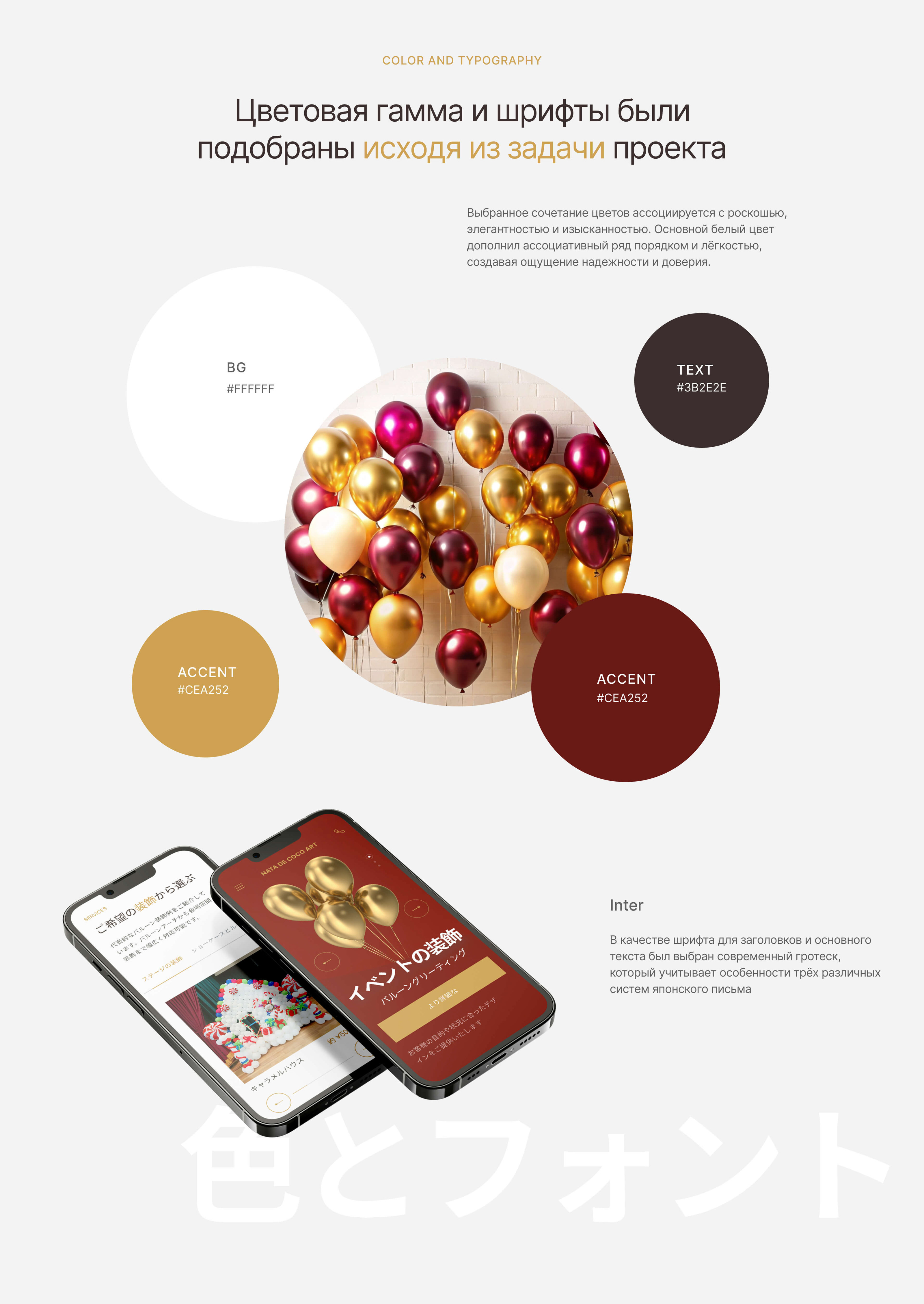 Landing page для декоратора и оформителя мероприятий — Изображение №4 — Интерфейсы на Dprofile