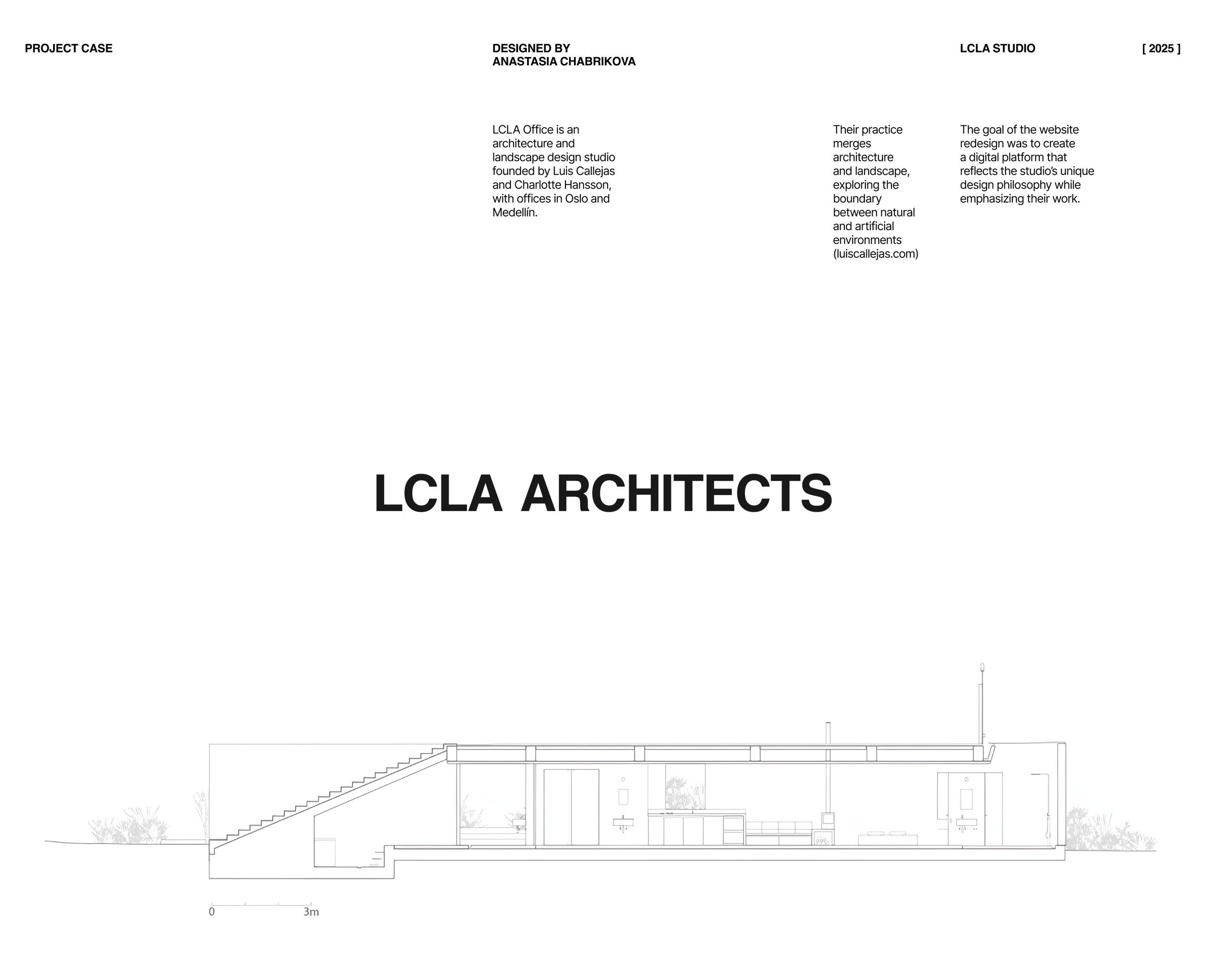 Редизайн сайта архитектурного бюро [ LCLA Studio ] — Интерфейсы на Dprofile