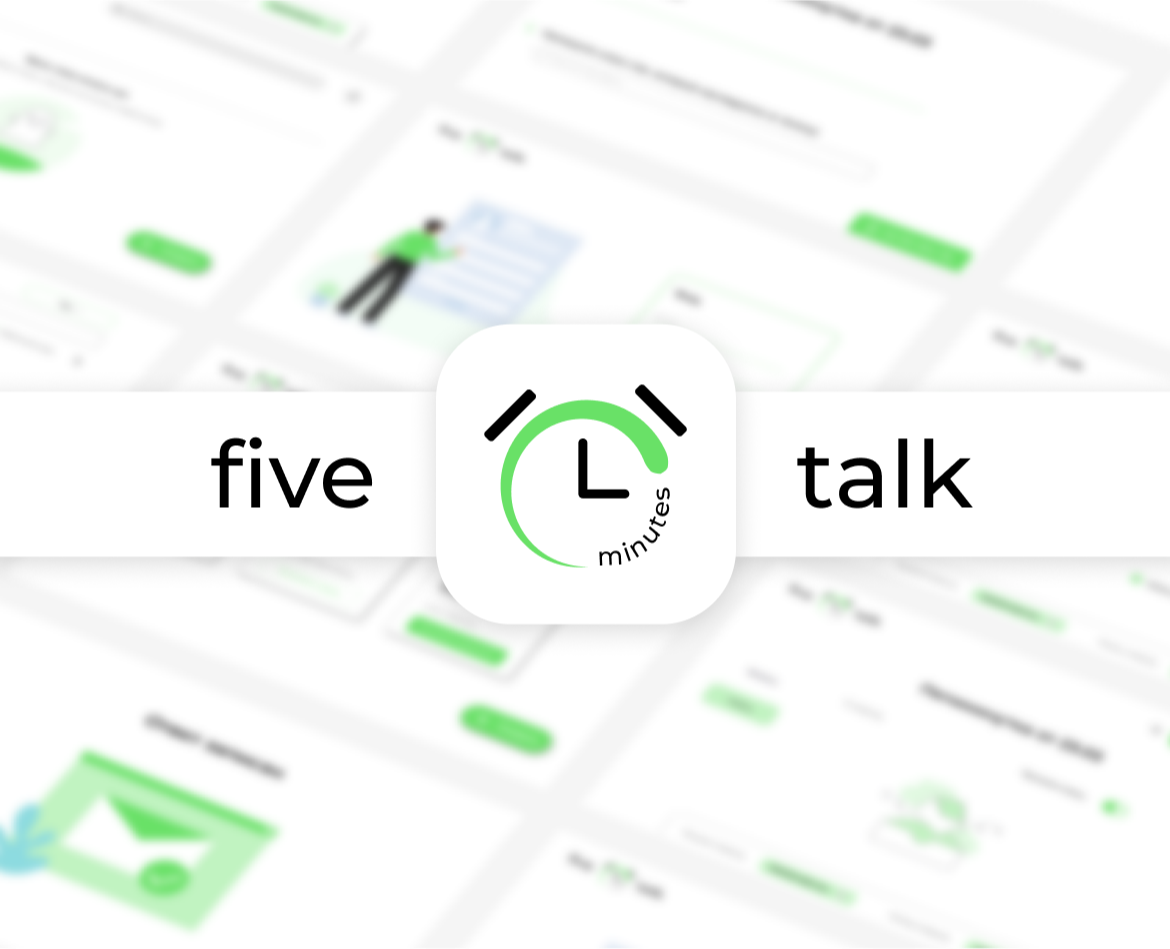 FiveMinutesTalk | Website Design — Интерфейсы на Dprofile