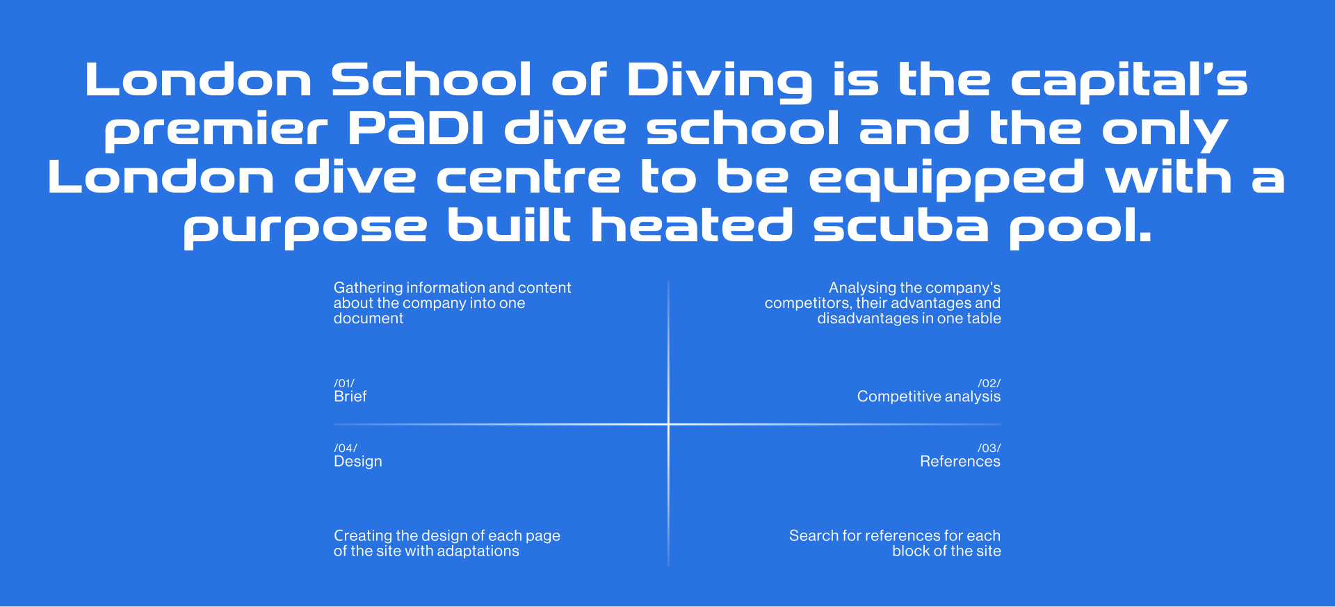 London School Of Diving |Redesign — Изображение №2 — Интерфейсы, Анимация на Dprofile