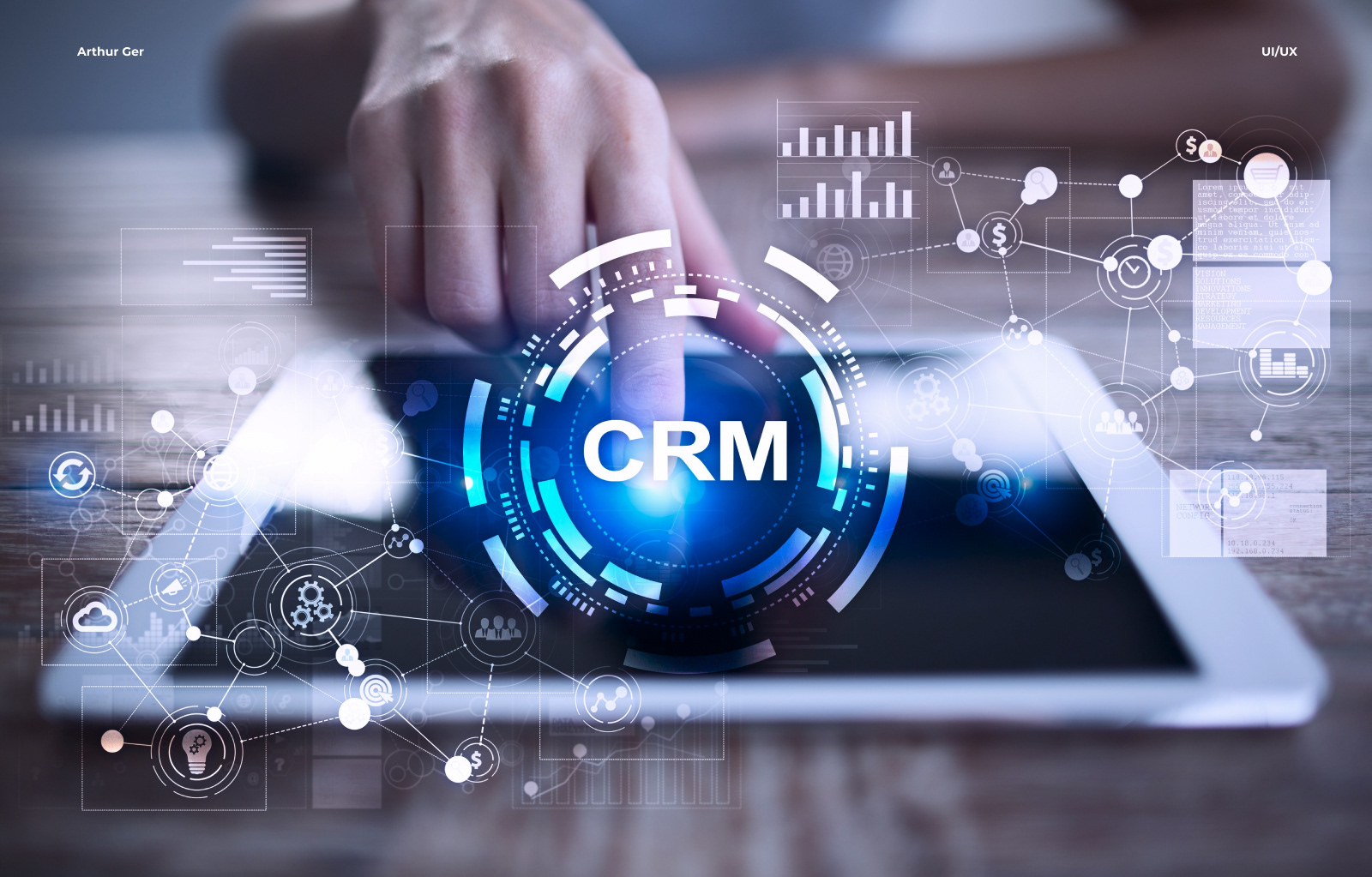Лендинг CRM — Изображение №1 — Интерфейсы, Анимация на Dprofile