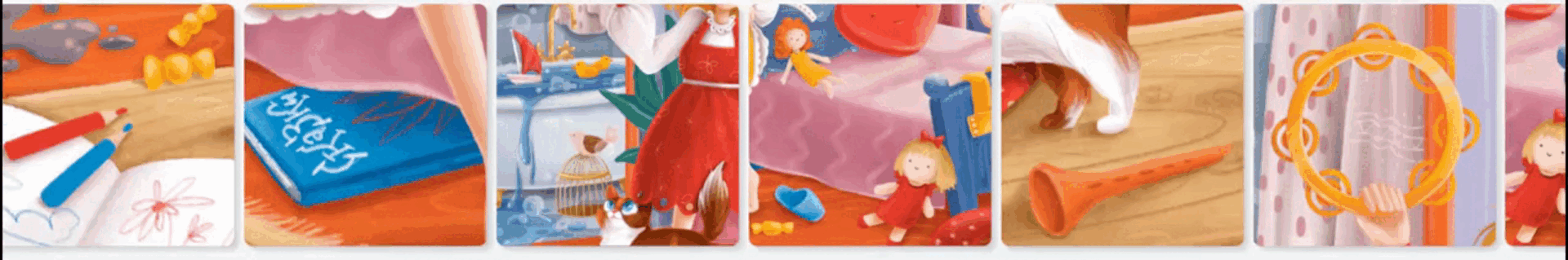Illustration for children`s book " Girlfriends" — Изображение №2 — Иллюстрация, Графика, Анимация на Dprofile