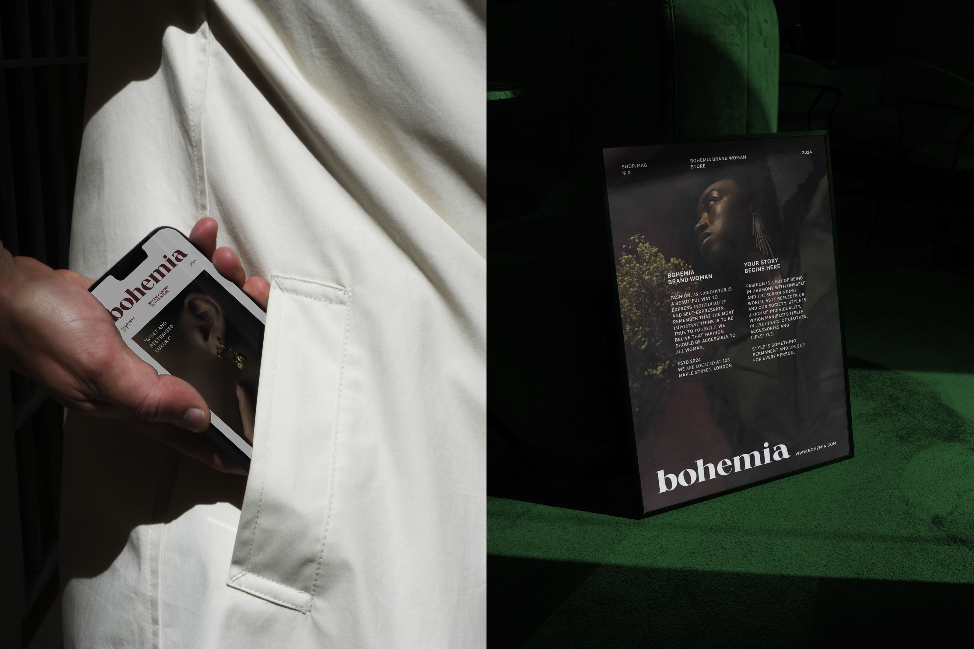 Bohemia / Айдентика для бренда женской одежды — Изображение №12 — Брендинг на Dprofile