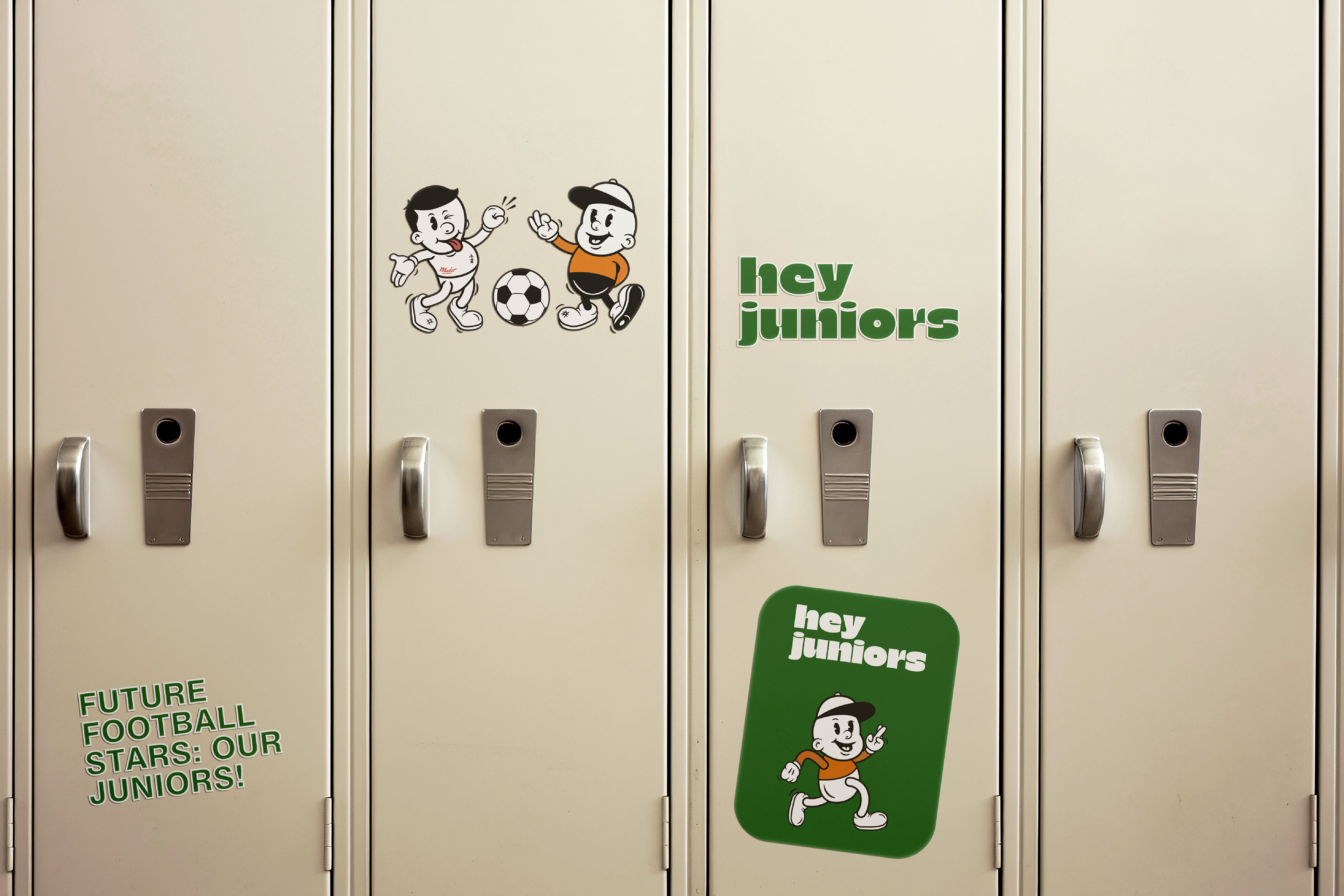 HEY JUNIORS / Айдентика для детского футбольного клуба — Изображение №14 — Брендинг на Dprofile
