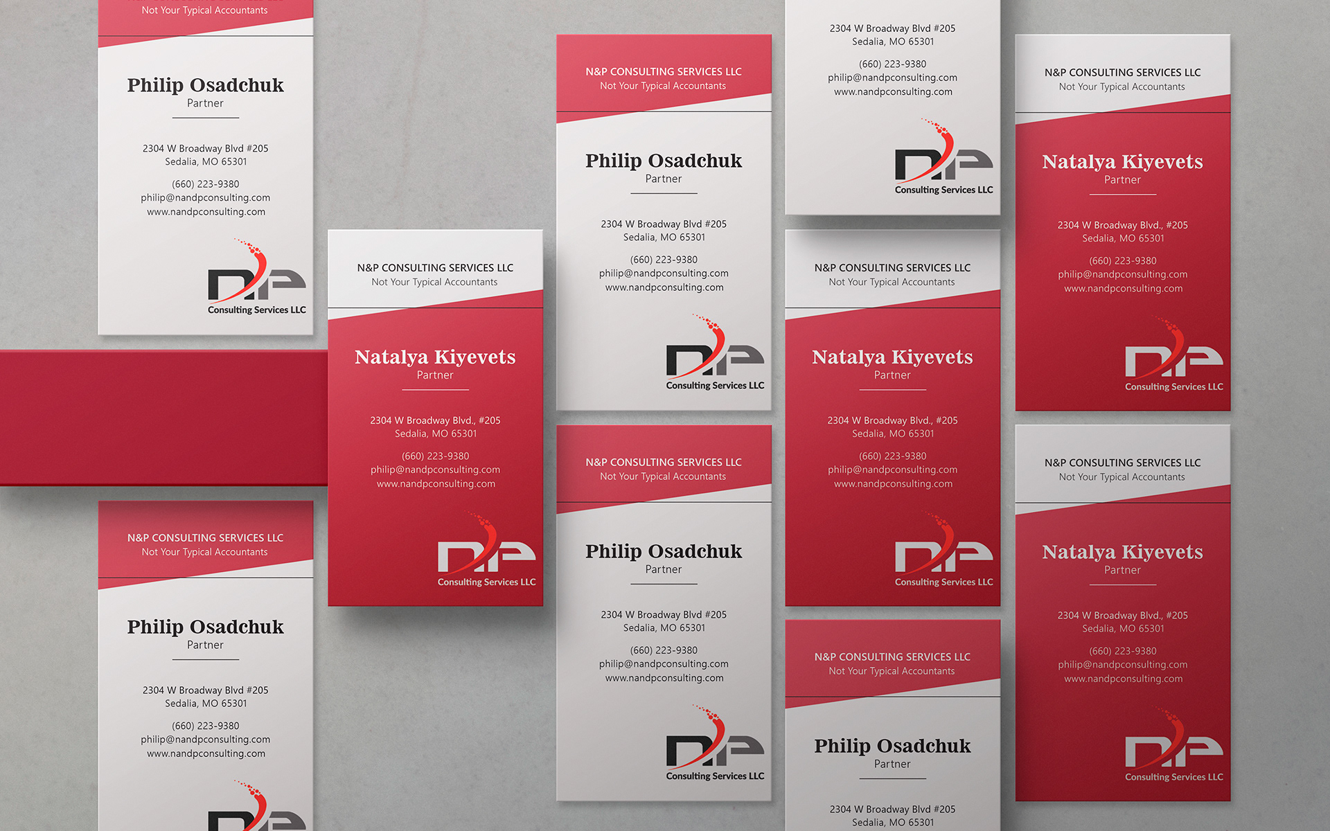 Flyers & Business card for N&P Consulting Services LLC — Изображение №3 — Брендинг, Графика на Dprofile