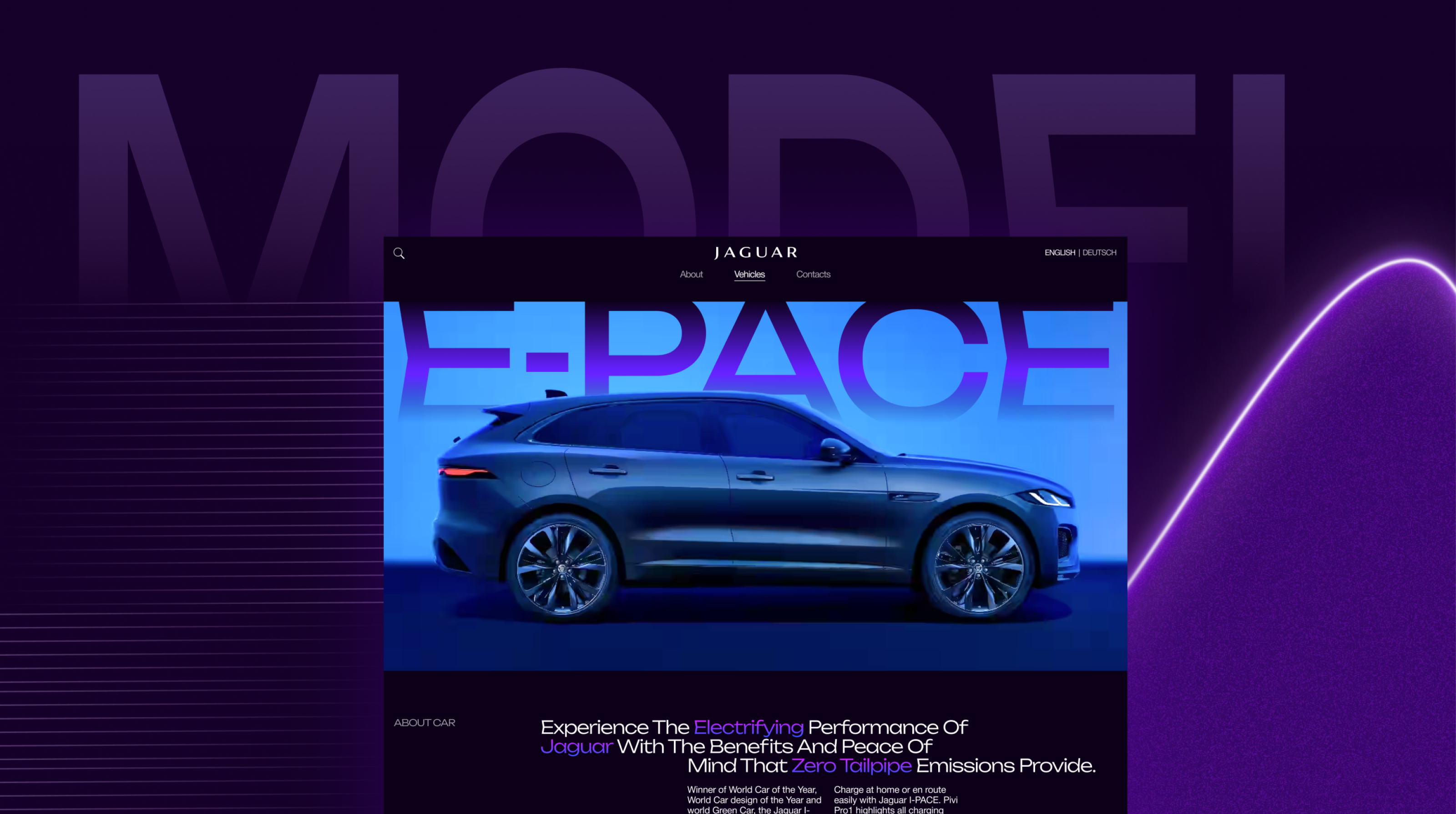 JAGUAR [Corporate website] — Изображение №5 — Интерфейсы, Брендинг на Dprofile