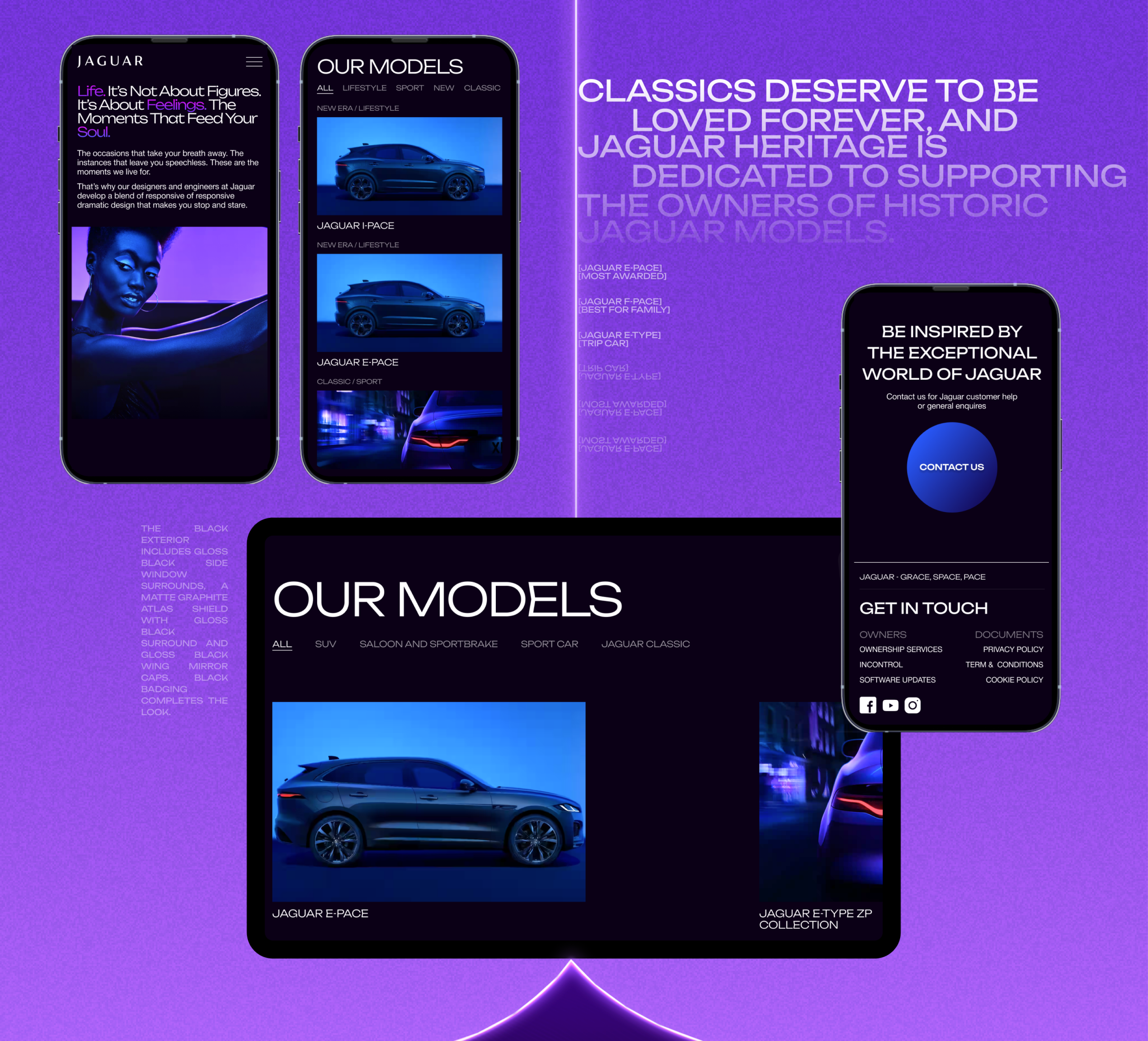 JAGUAR [Corporate website] — Изображение №3 — Интерфейсы, Брендинг на Dprofile