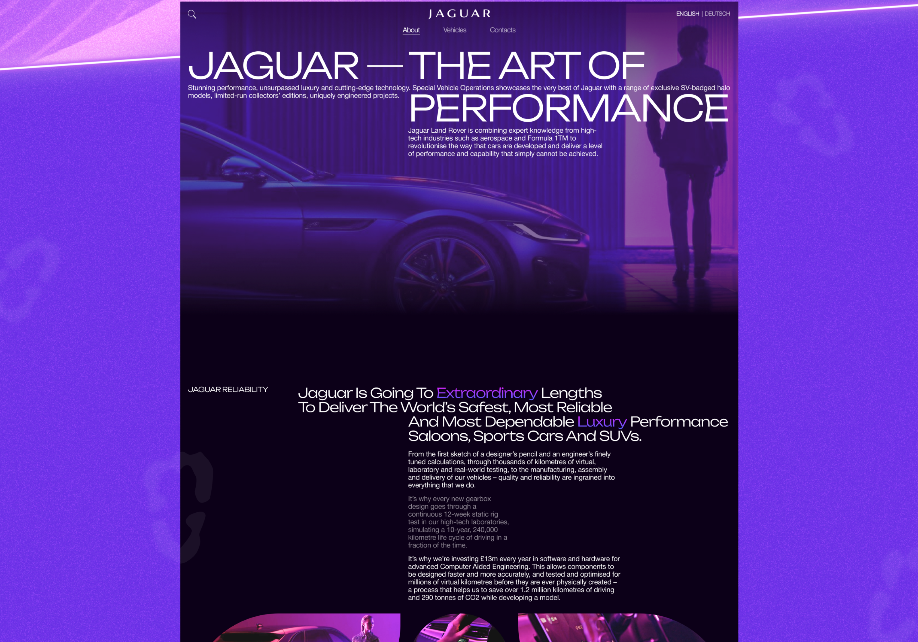 JAGUAR [Corporate website] — Изображение №9 — Интерфейсы, Брендинг на Dprofile