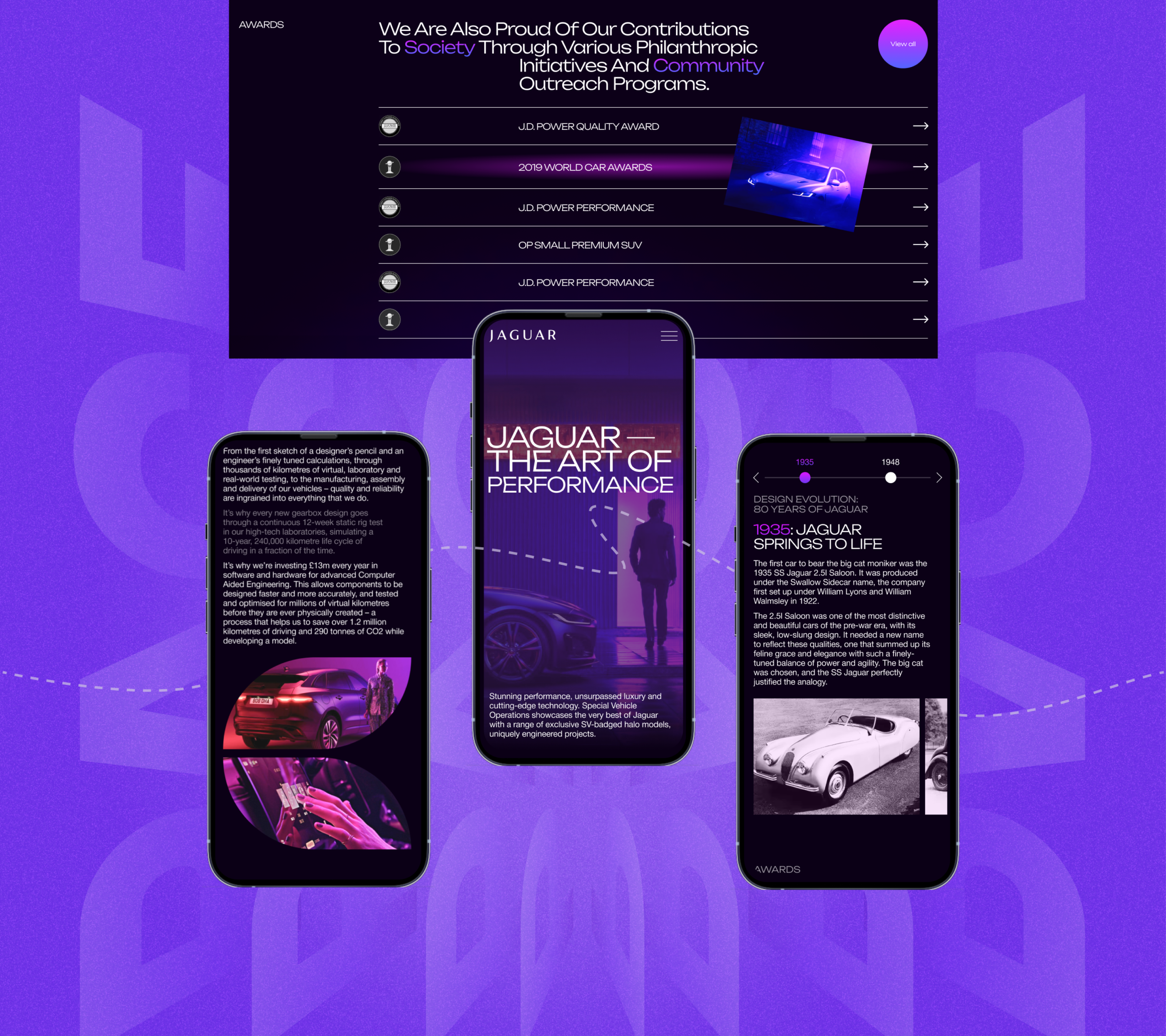 JAGUAR [Corporate website] — Изображение №11 — Интерфейсы, Брендинг на Dprofile