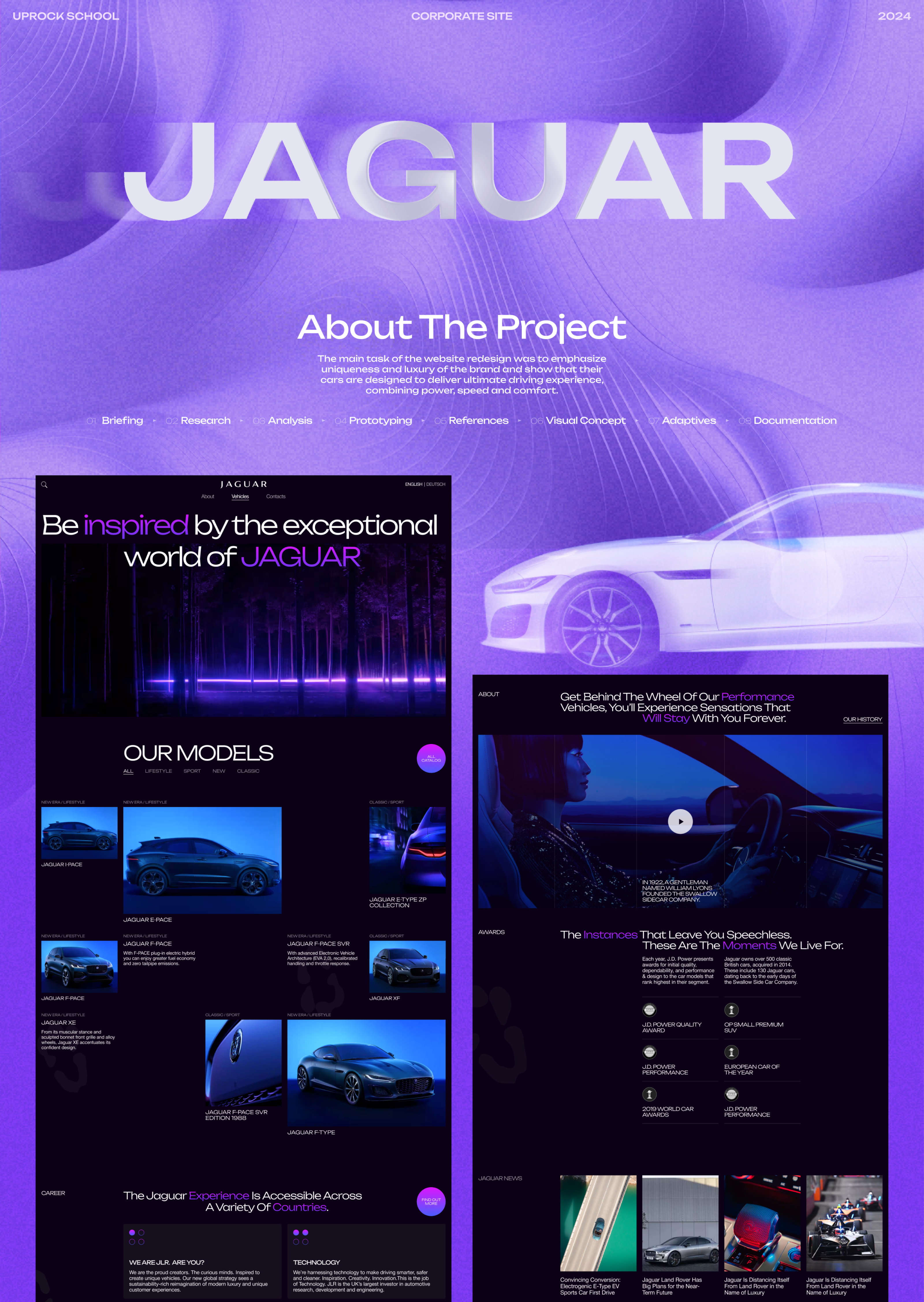 JAGUAR [Corporate website] — Изображение №1 — Интерфейсы, Брендинг на Dprofile