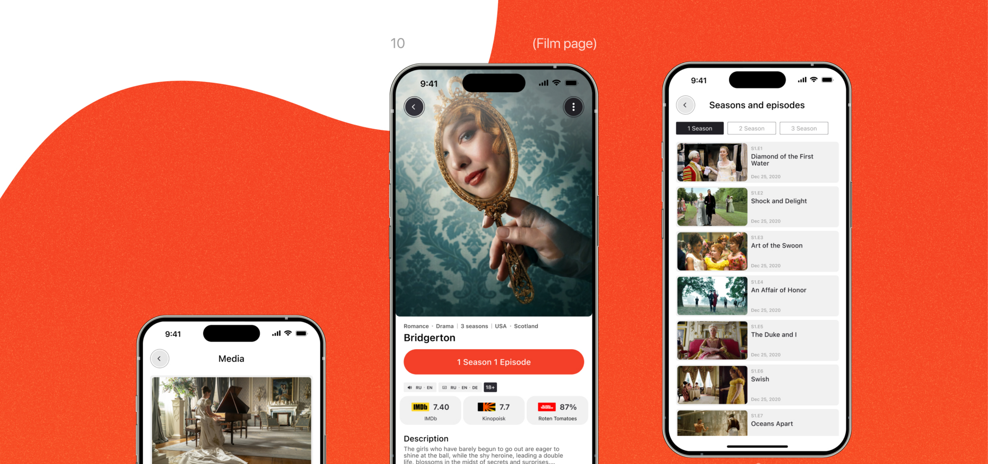 KINOWAVE | Mobile Cinema App — Изображение №14 — Интерфейсы на Dprofile