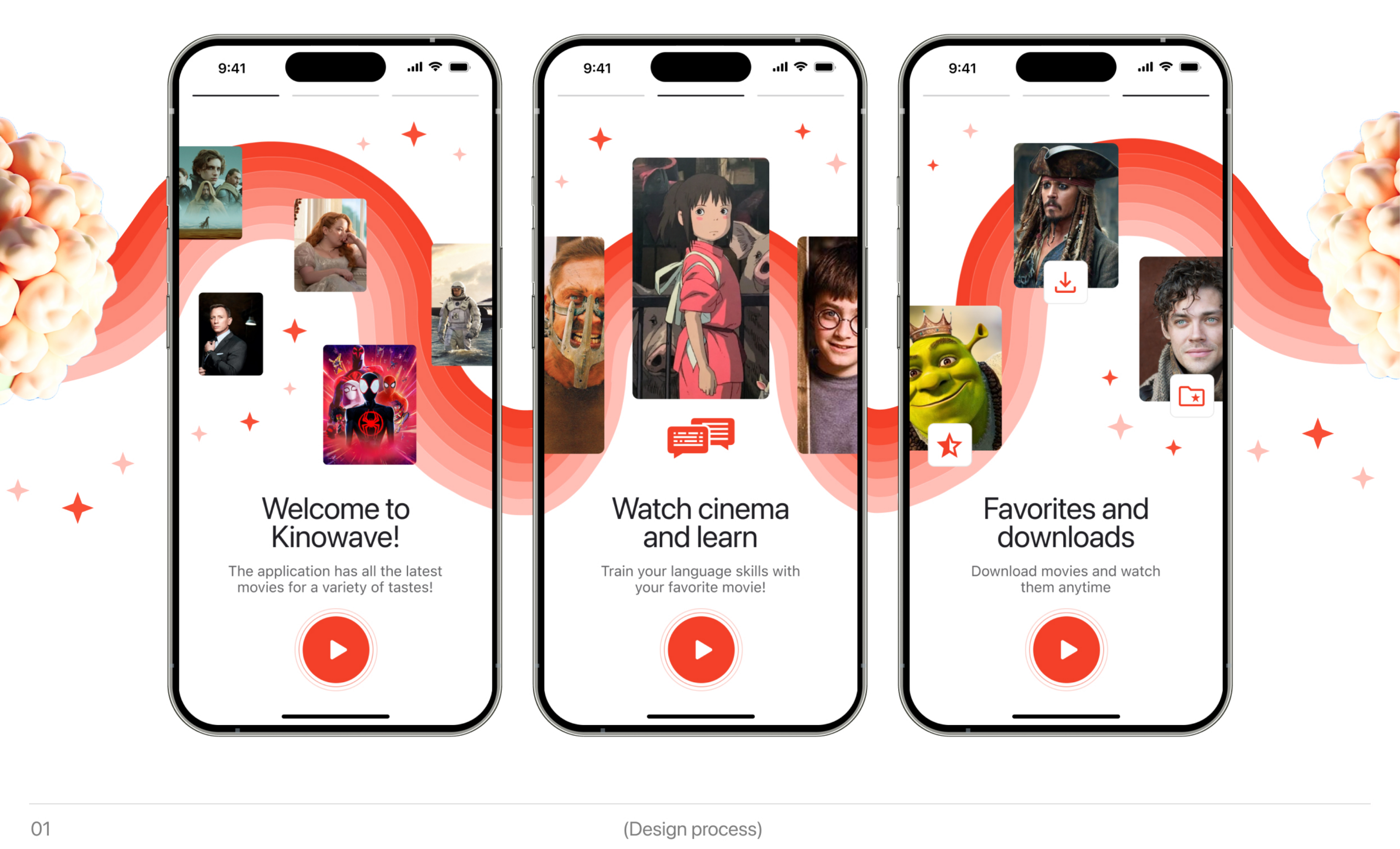 KINOWAVE | Mobile Cinema App — Изображение №2 — Интерфейсы на Dprofile