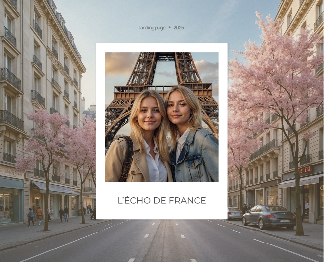 Landing page French language school на Dprofile