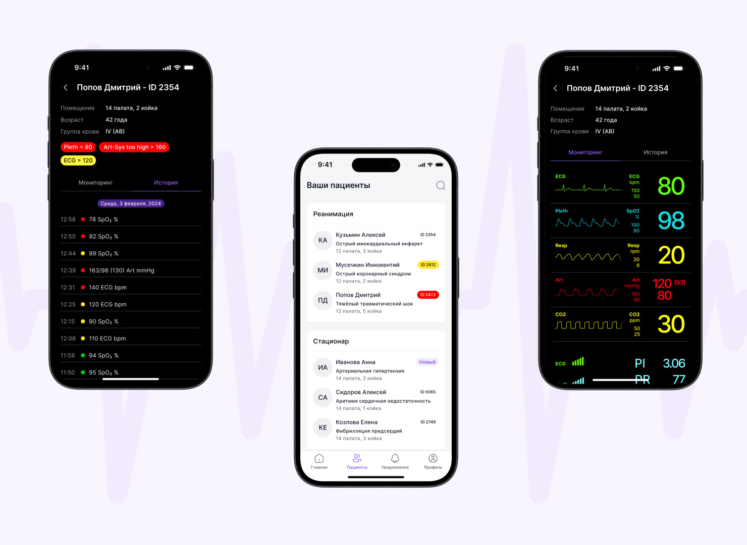 MediTechAssist | Medical App | UX/UI — Изображение №3 — Интерфейсы на Dprofile