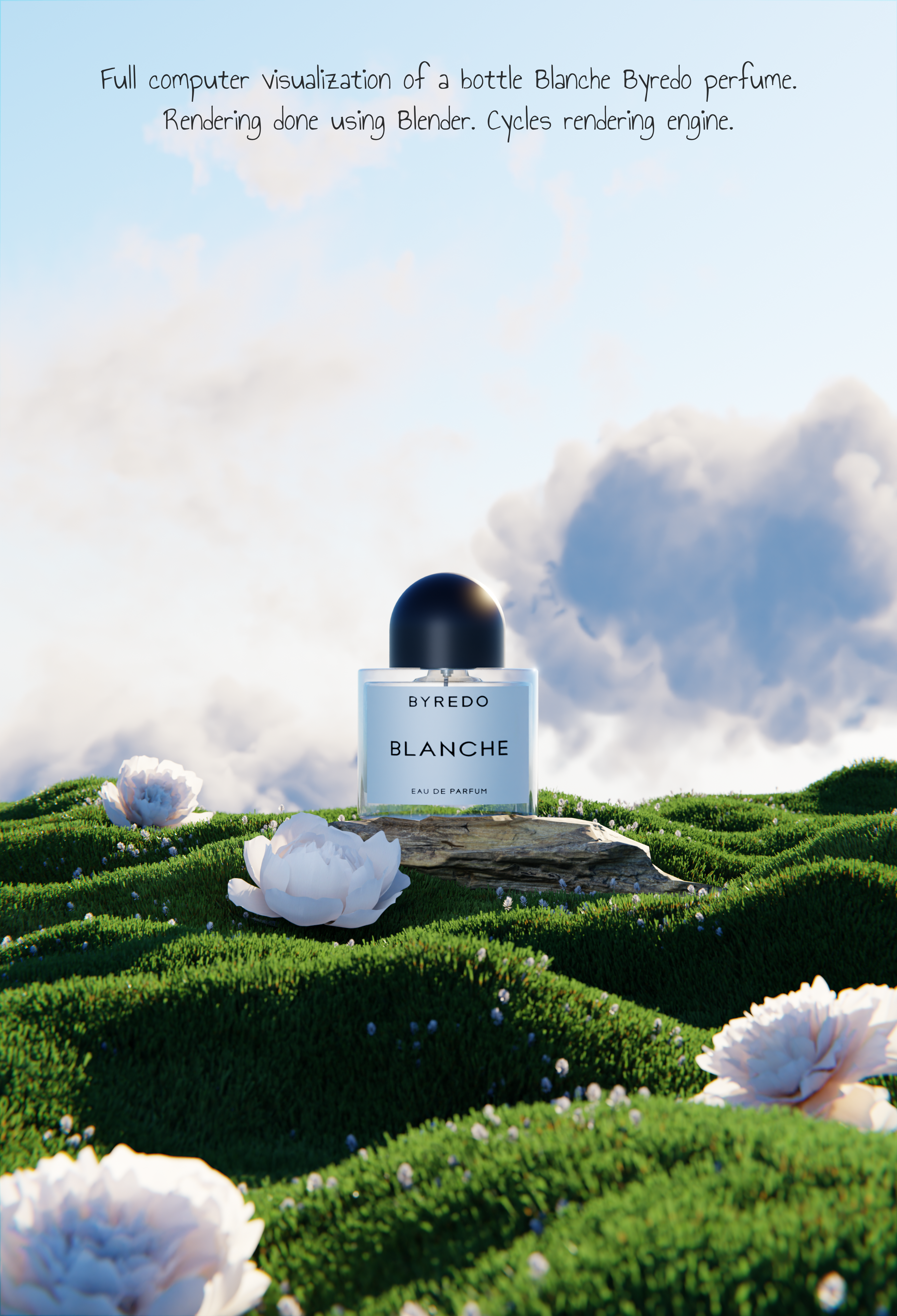 Byredo Blanche — Изображение №2 — 3D, Анимация на Dprofile
