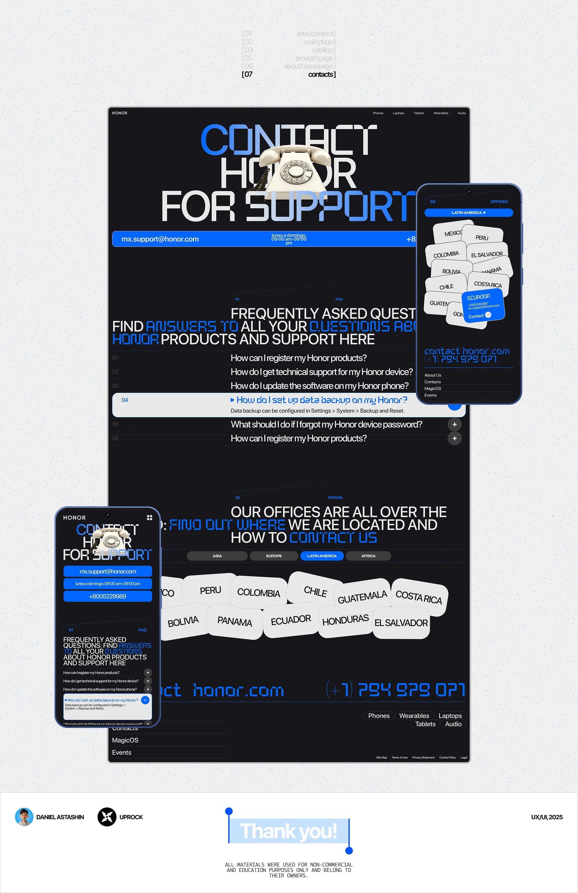 HONOR IS BEYOND - CORPORATE WEBSITE REDESIGN — Изображение №8 — Интерфейсы на Dprofile