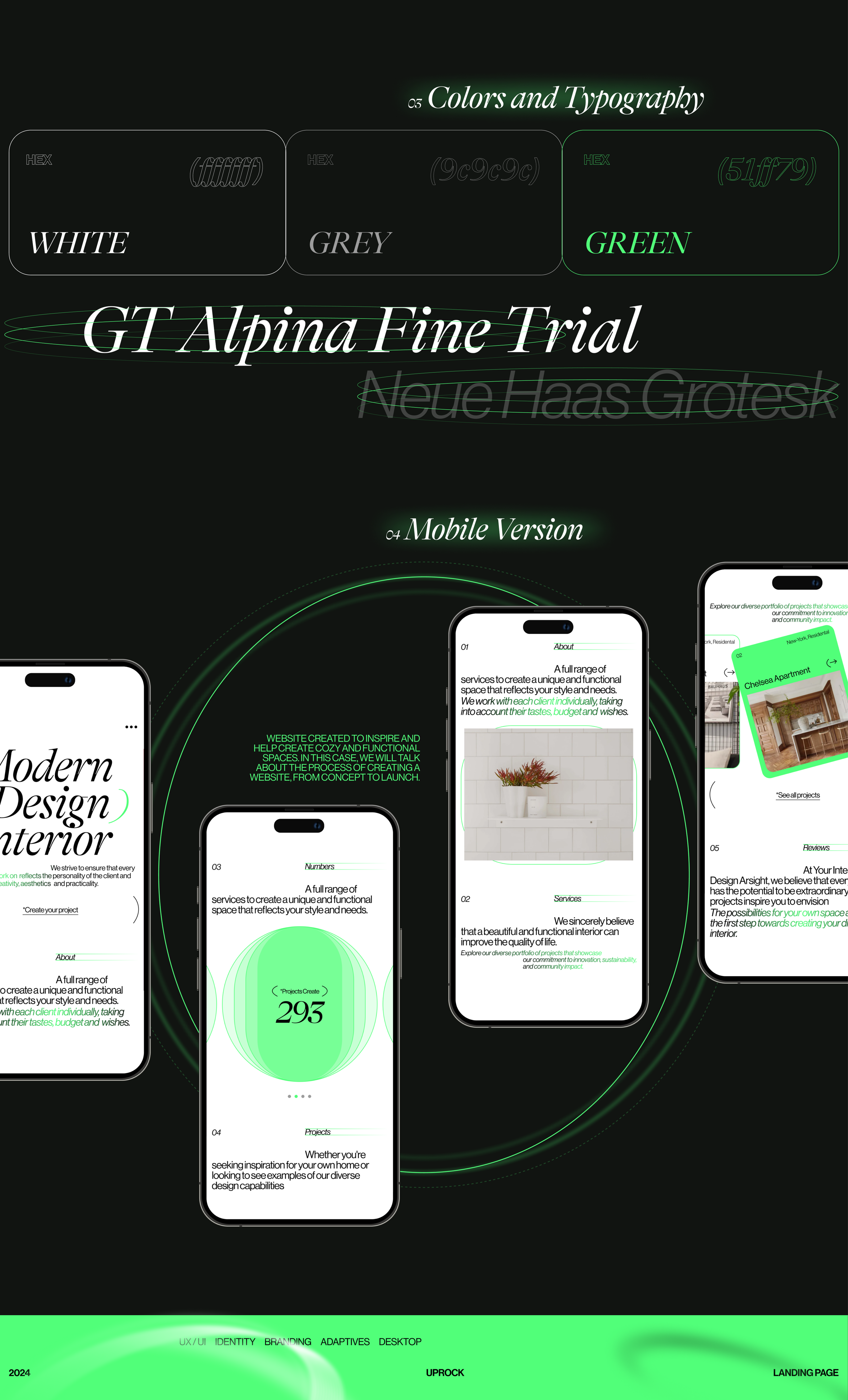 Arsight - Modern Interior Design / Landing Page. — Изображение №8 — Интерфейсы, Брендинг на Dprofile