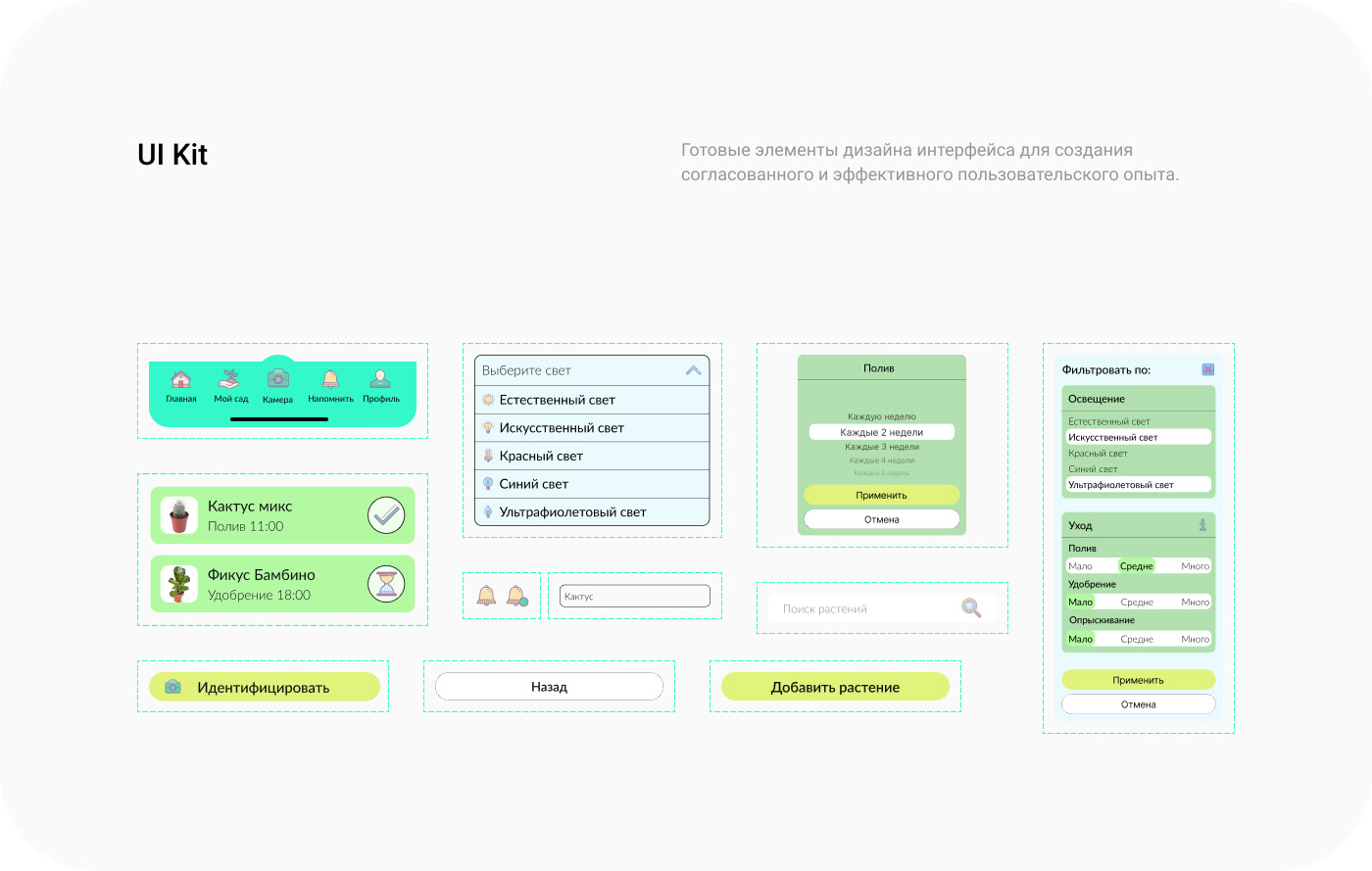 Приложение по уходу за растениями Plant Pal — Изображение №14 — Интерфейсы на Dprofile