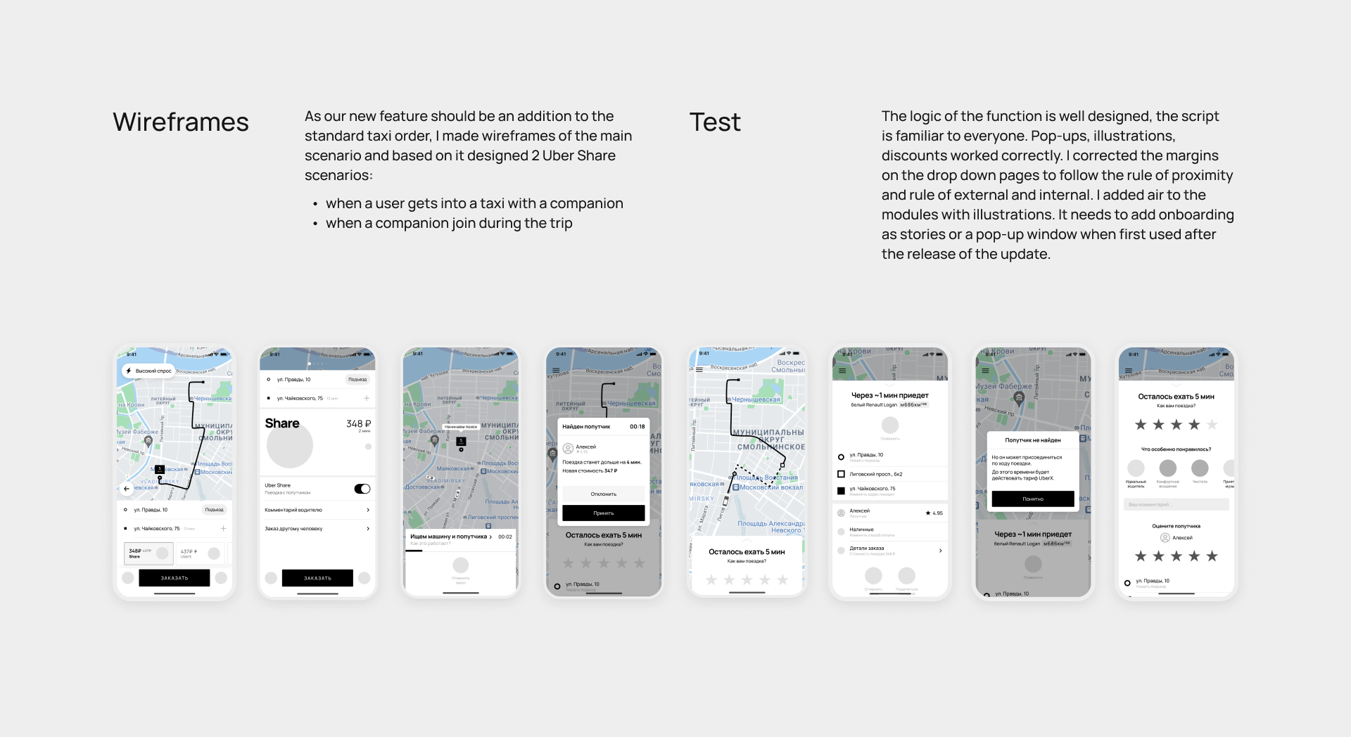 New feature for Uber app — Изображение №9 — Интерфейсы на Dprofile