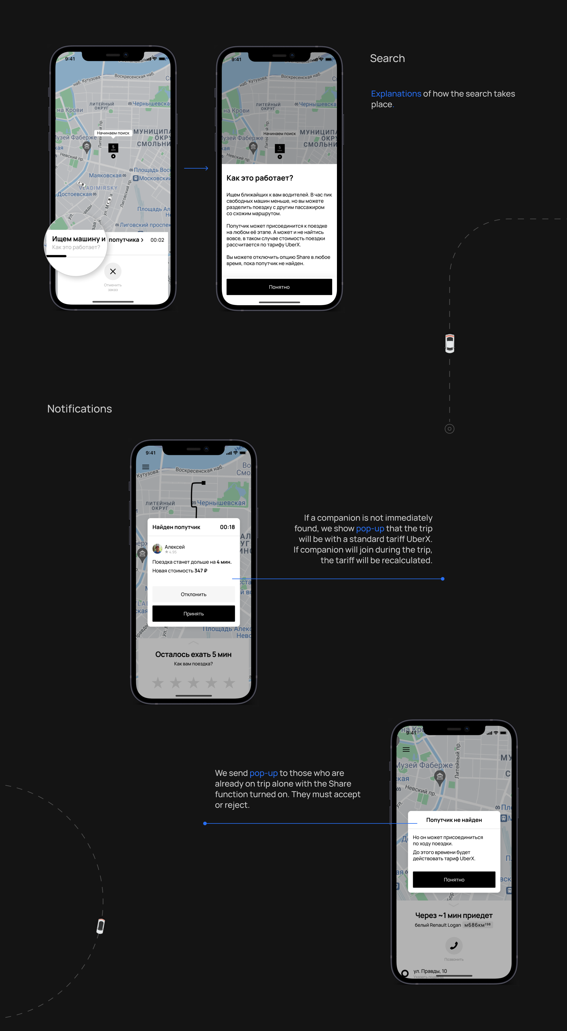 New feature for Uber app — Изображение №12 — Интерфейсы на Dprofile