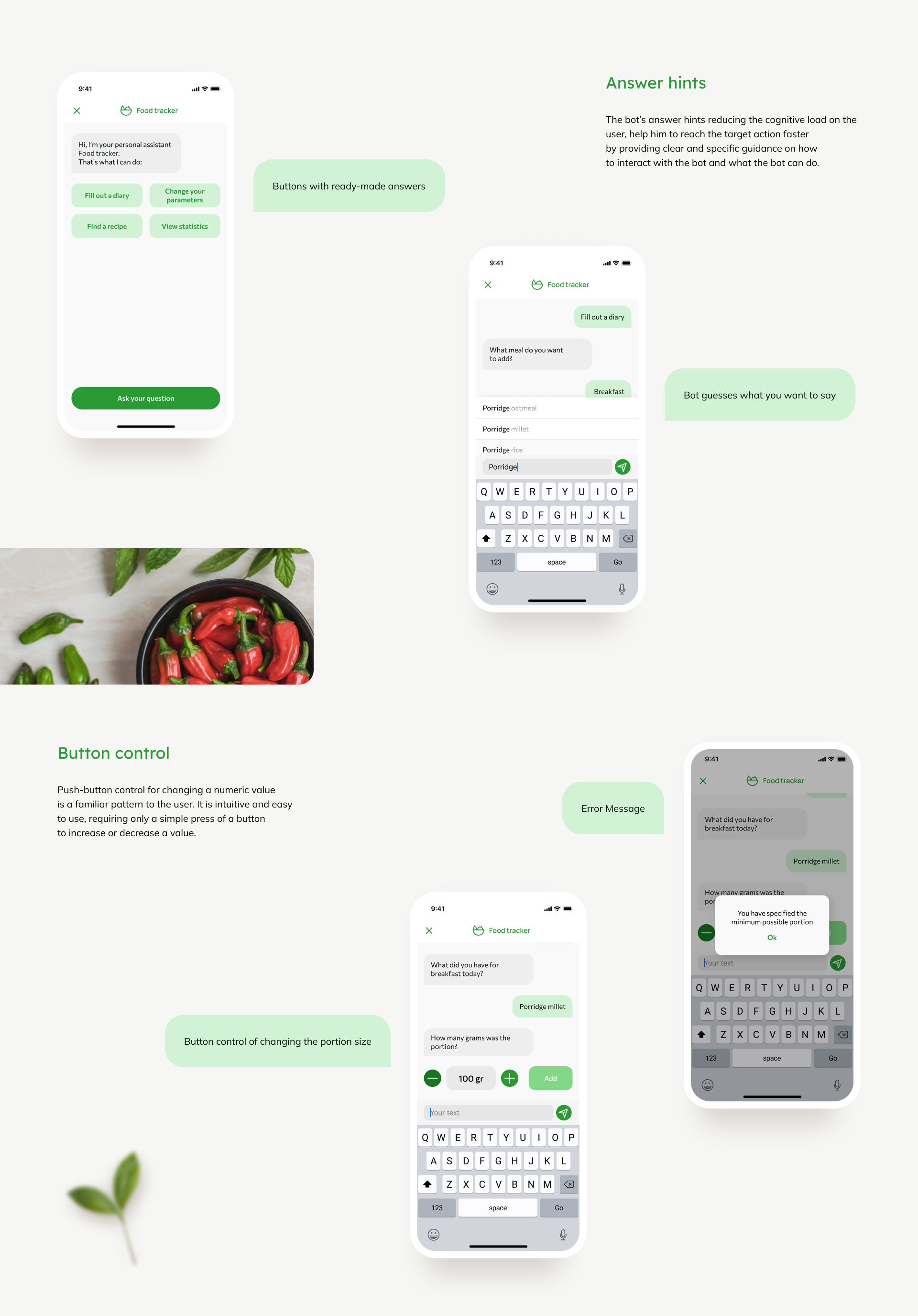 UX/UI design of chatbot — Изображение №10 — Интерфейсы на Dprofile