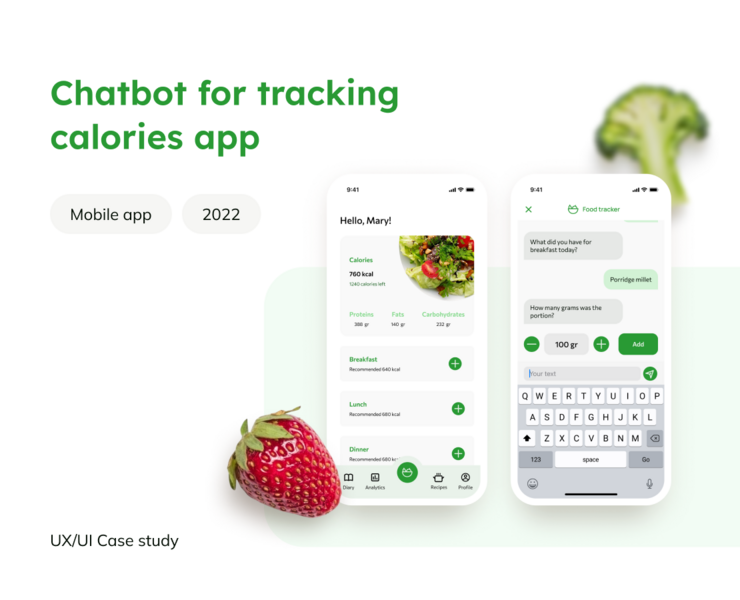UX/UI design of chatbot — Интерфейсы на Dprofile