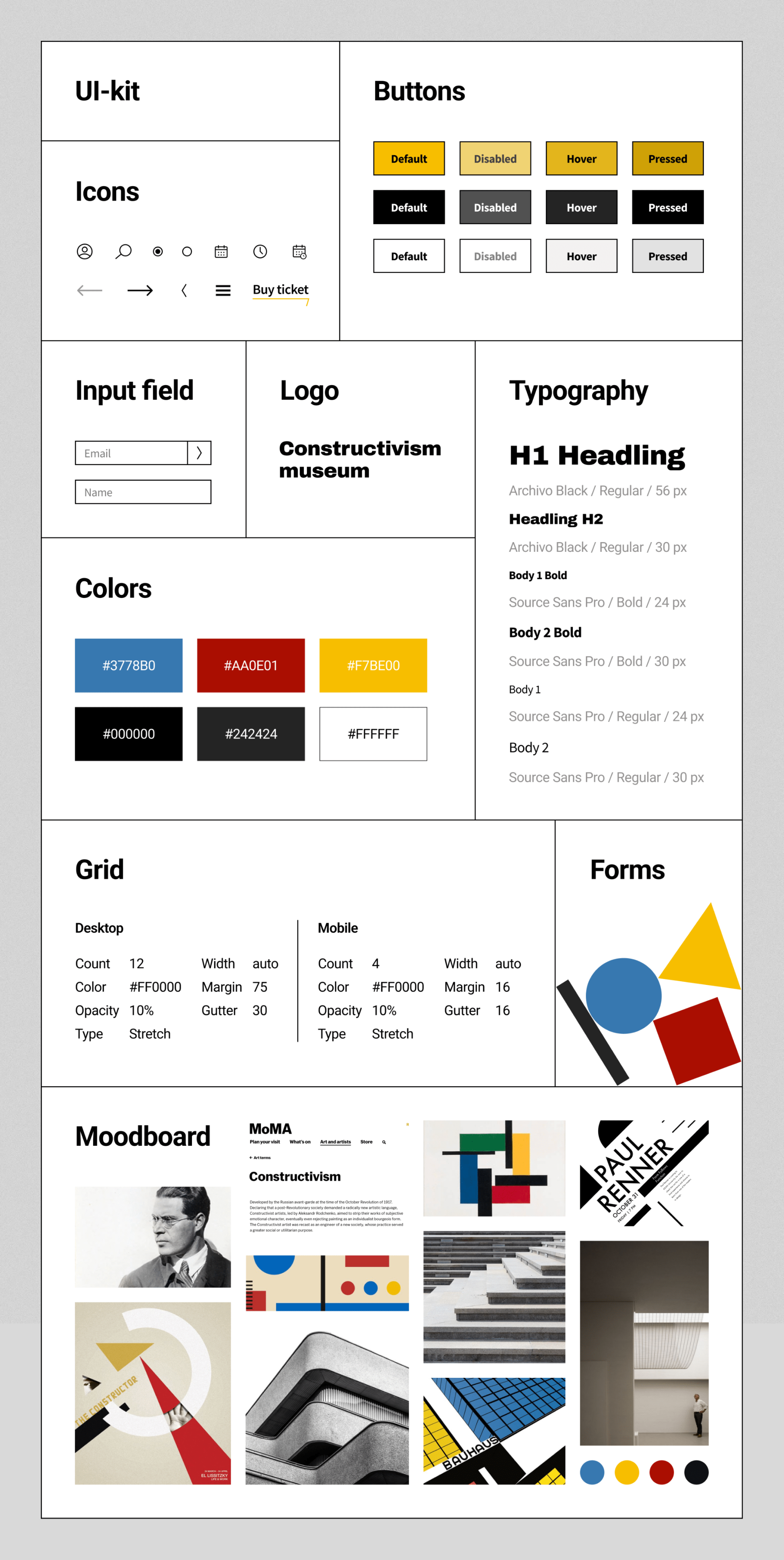 Online museum | Concept and design — Изображение №6 — Интерфейсы на Dprofile