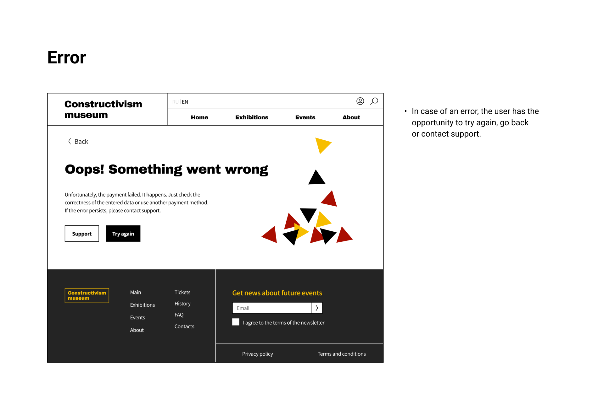 Online museum | Concept and design — Изображение №12 — Интерфейсы на Dprofile